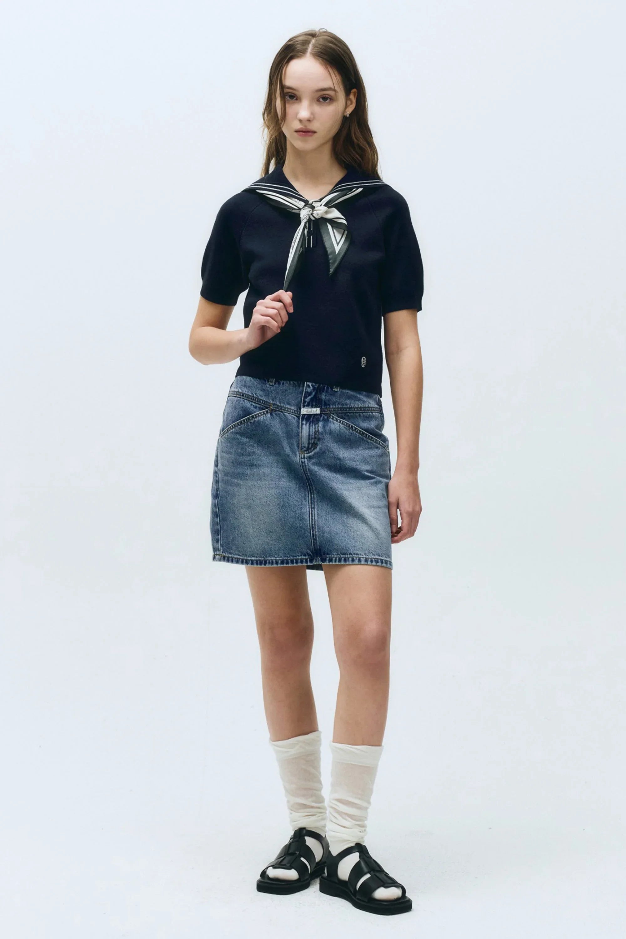 W Marine Sailor Knit Navy