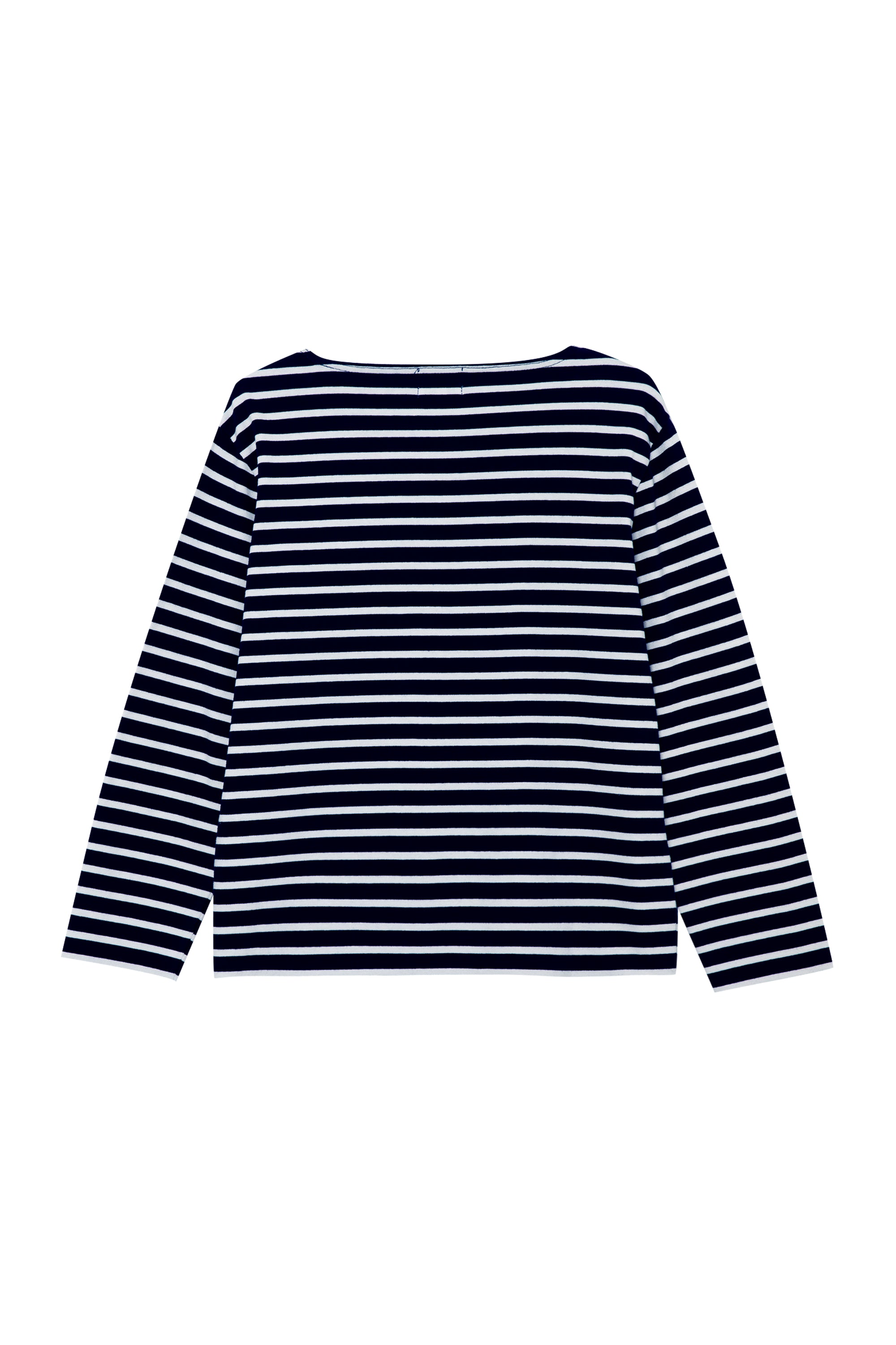 Border Stripe Long Sleeve Navy