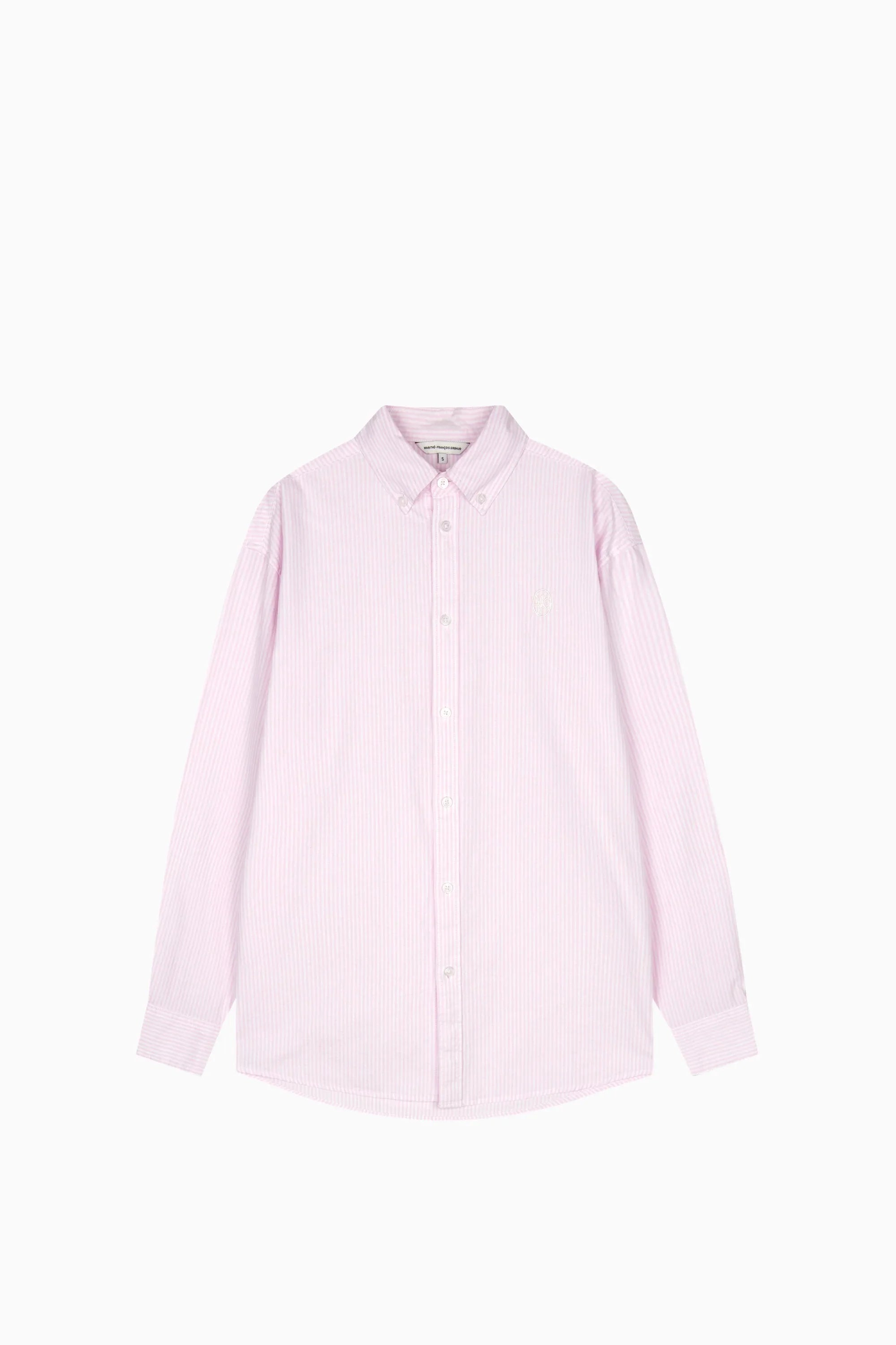 Embroidery Oxford Shirt Pink