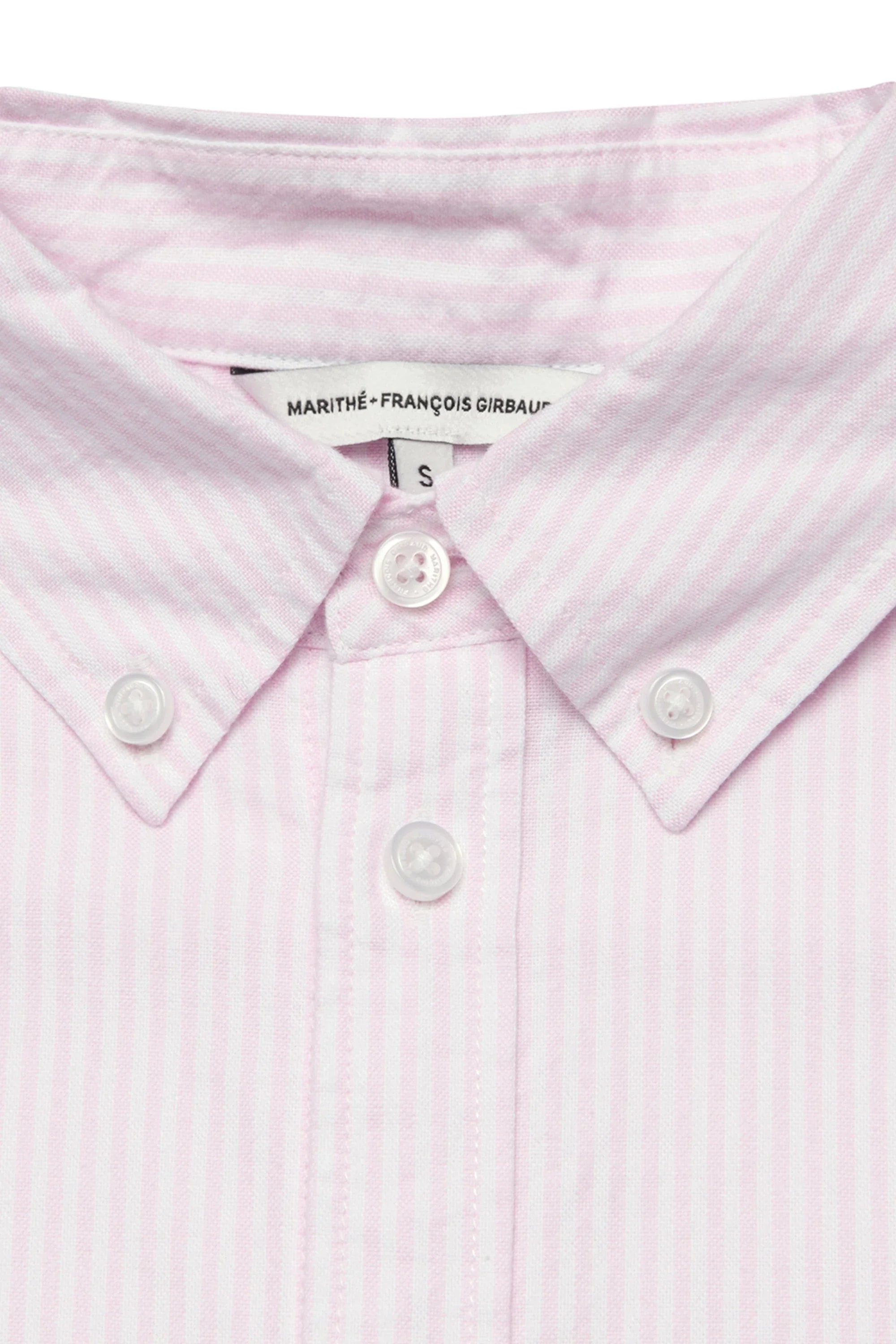 Embroidery Oxford Shirt Pink