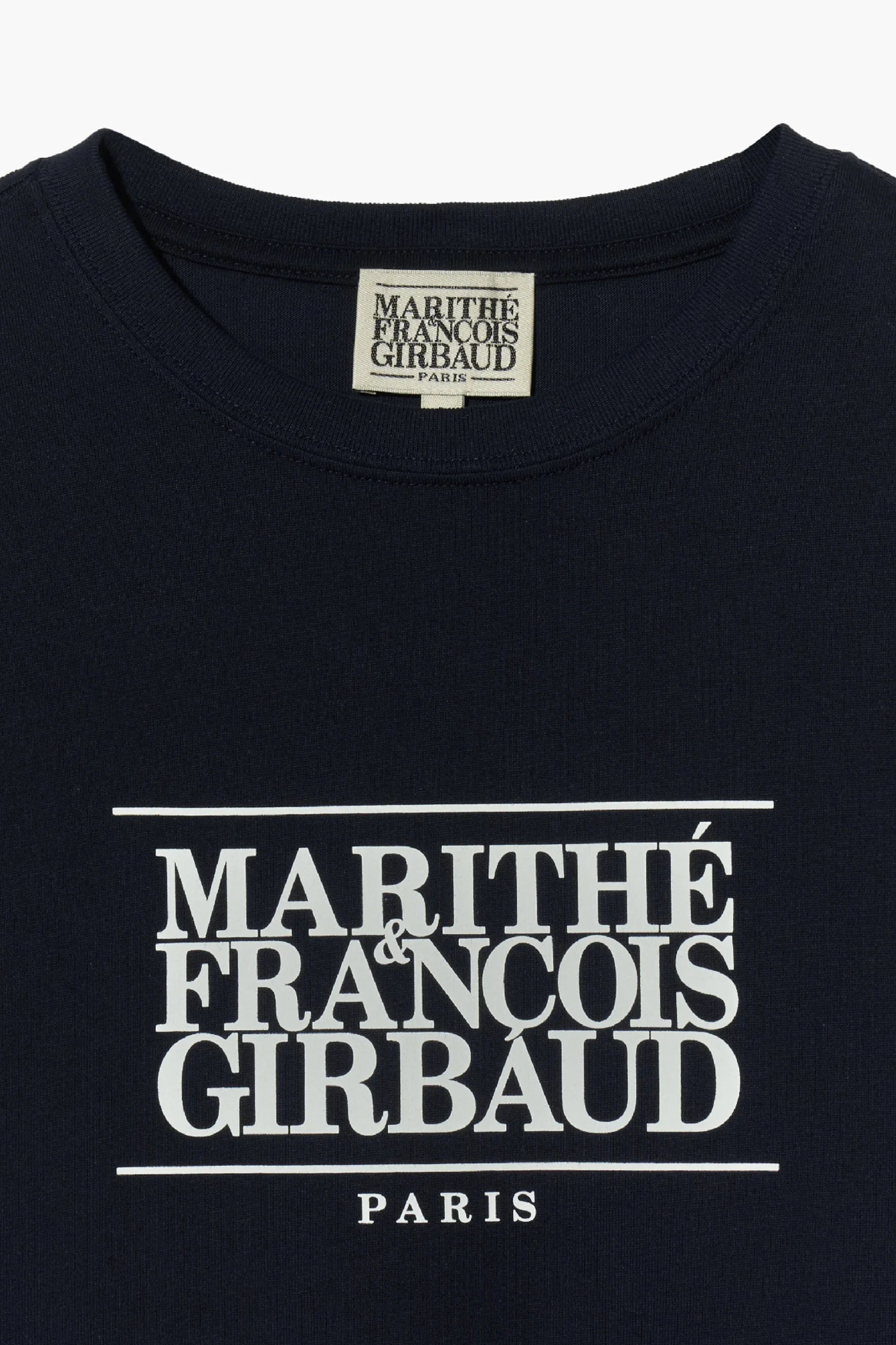 W Classic Logo Tee Navy