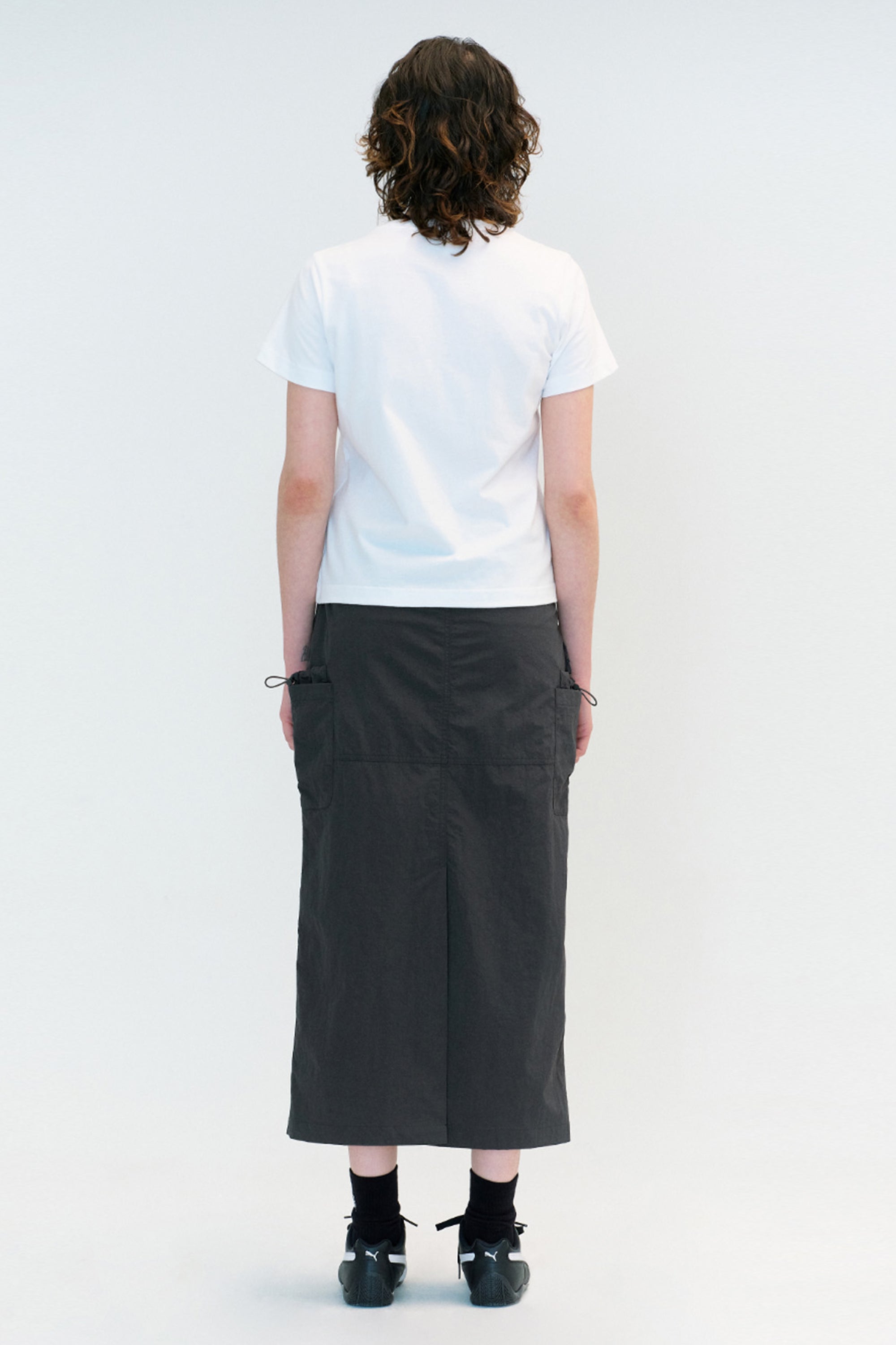 W Classic Logo Tee White