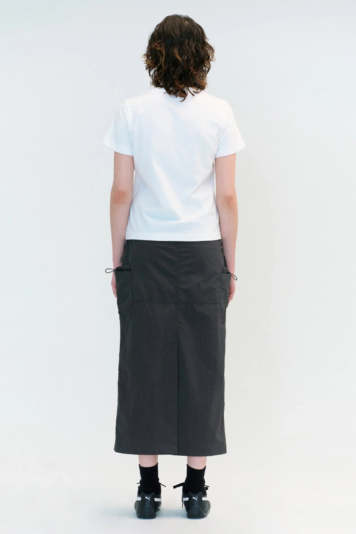 W Classic Logo Tee White