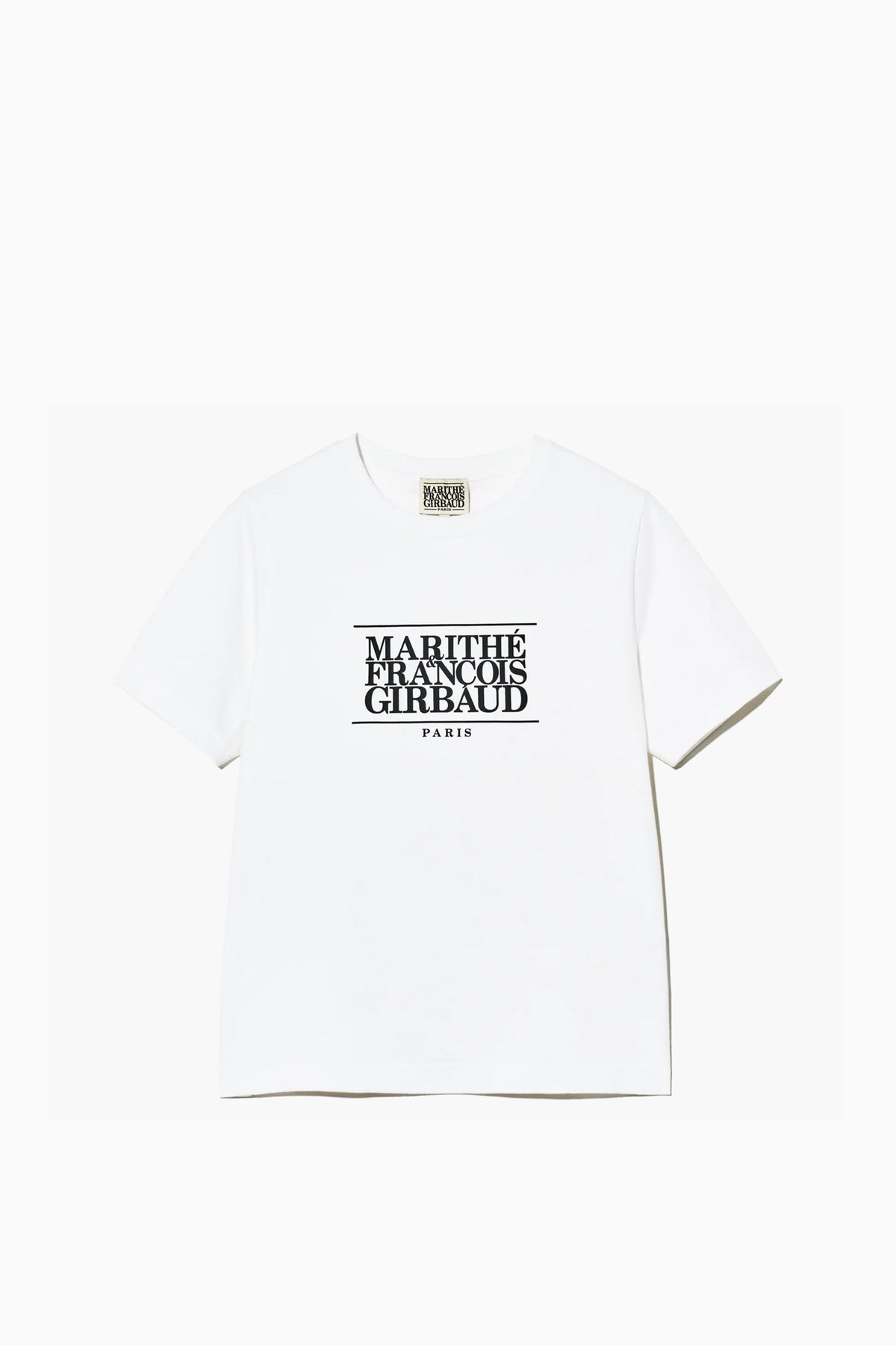 W Classic Logo Tee White