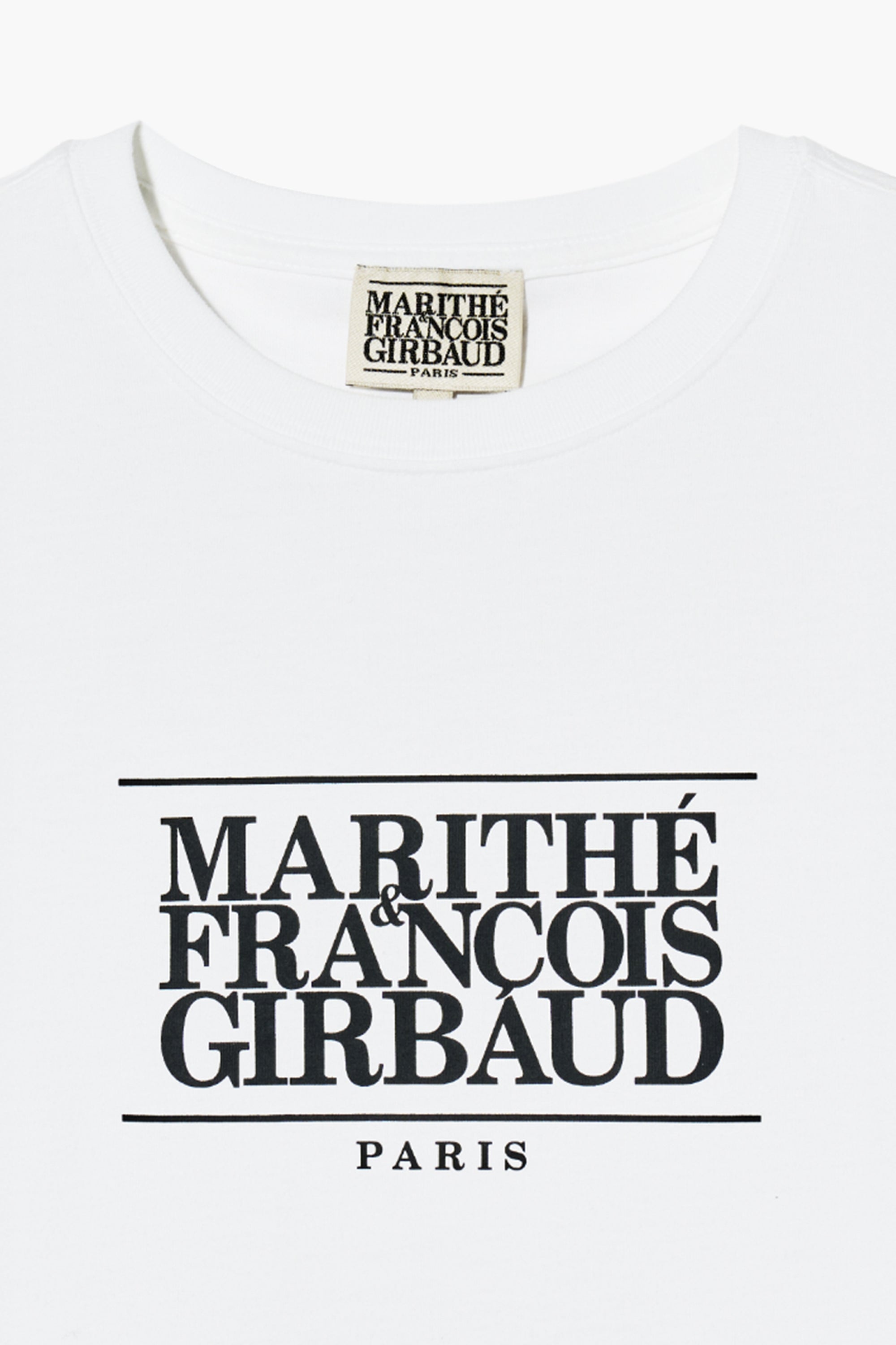 W Classic Logo Tee White