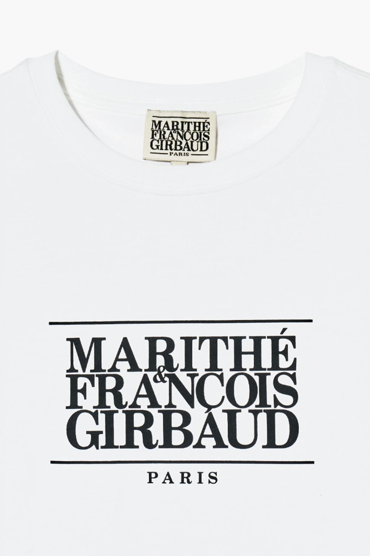 W Classic Logo Tee White