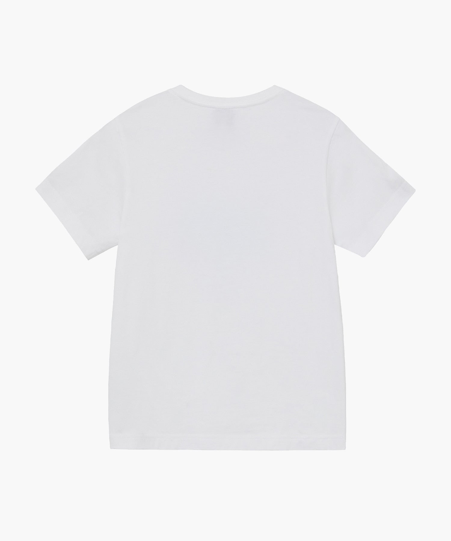 W Classic Logo Tee White / Sky Blue