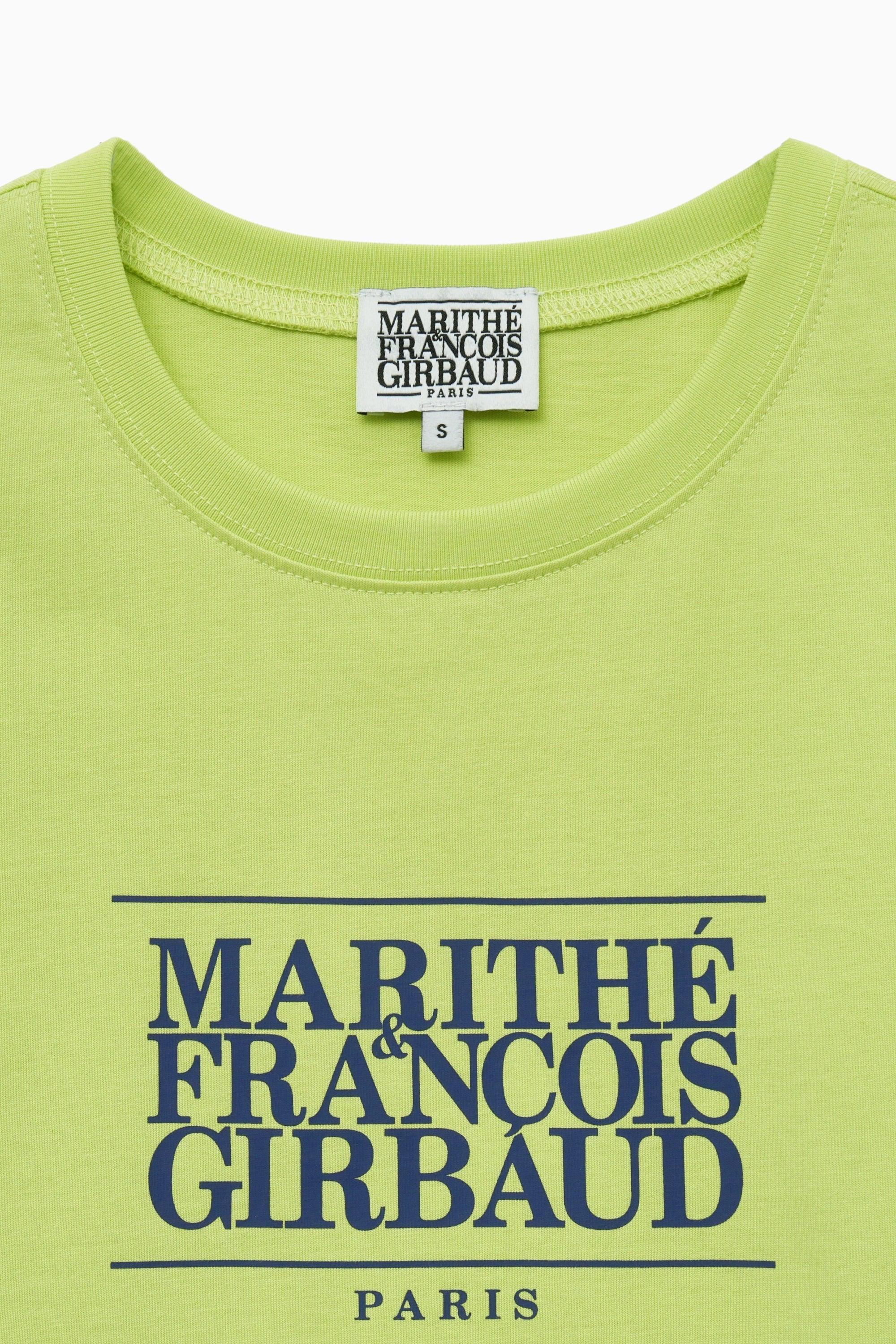 W Classic Logo Crop Tee Light Olive