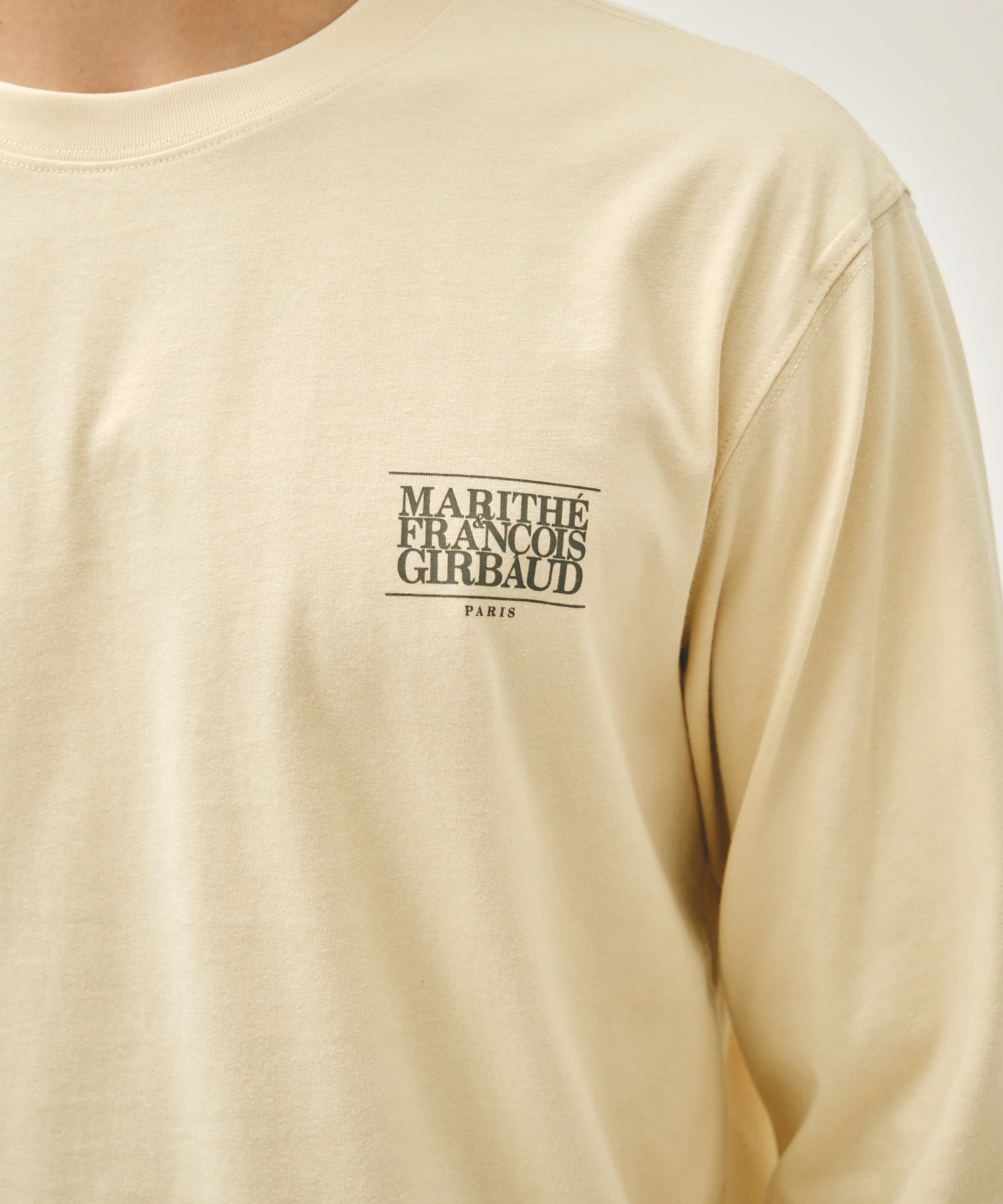 Back Classic Logo Long Sleeve Tee Butter