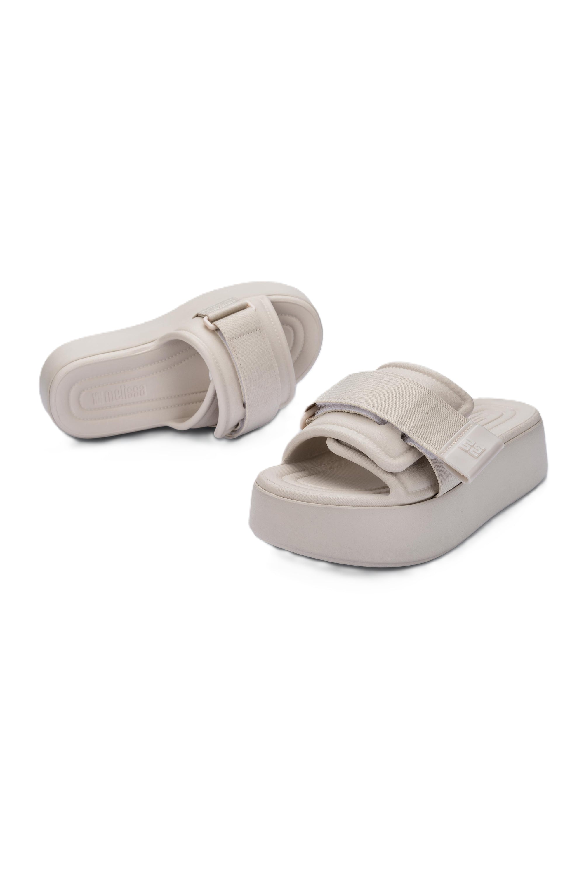 MELISSA FREE FUZZY SLIDE PLATFORM AD รองเท้าแตะ