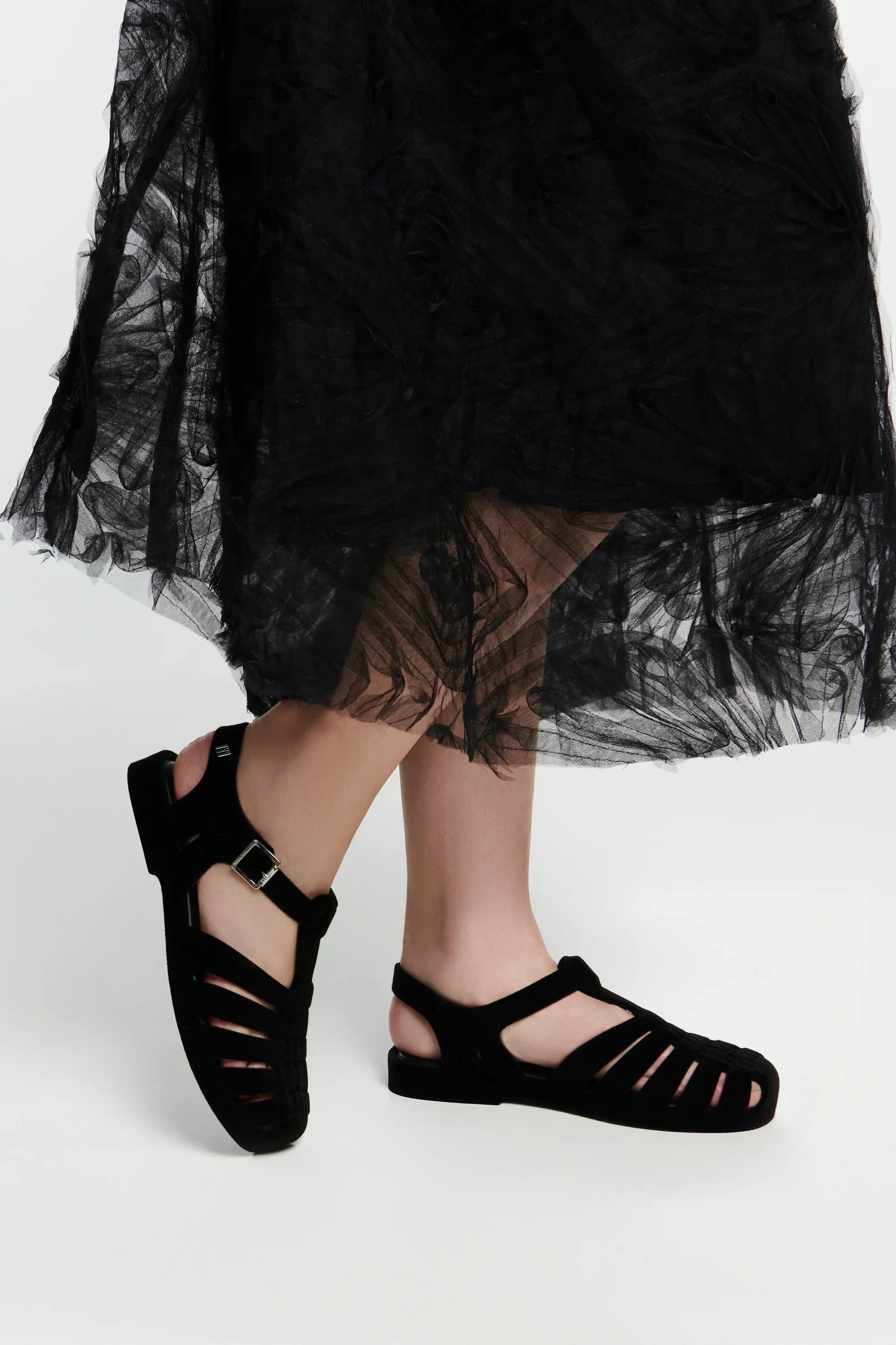 MELISSA POSSESSION VELVET II AD รองเท้ารัดส้น