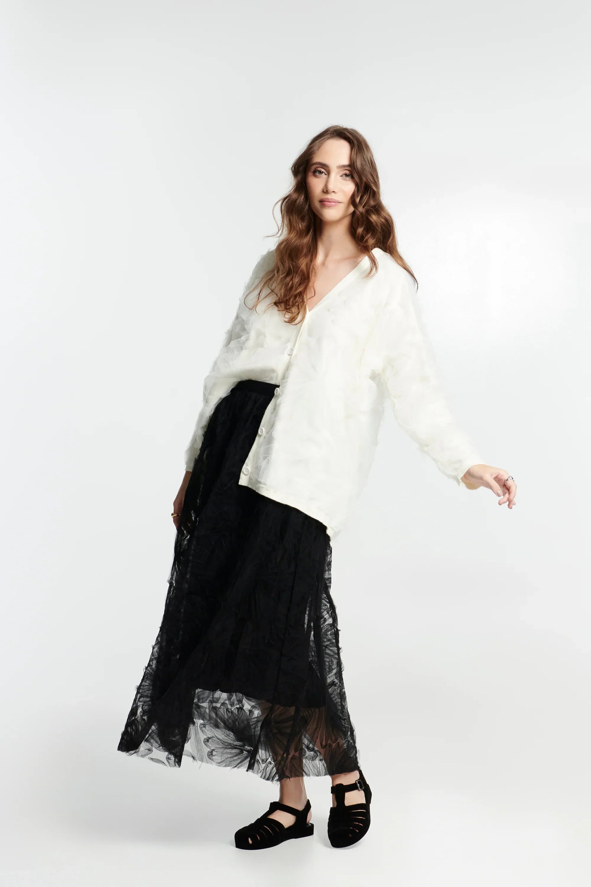 MELISSA POSSESSION VELVET II AD รองเท้ารัดส้น