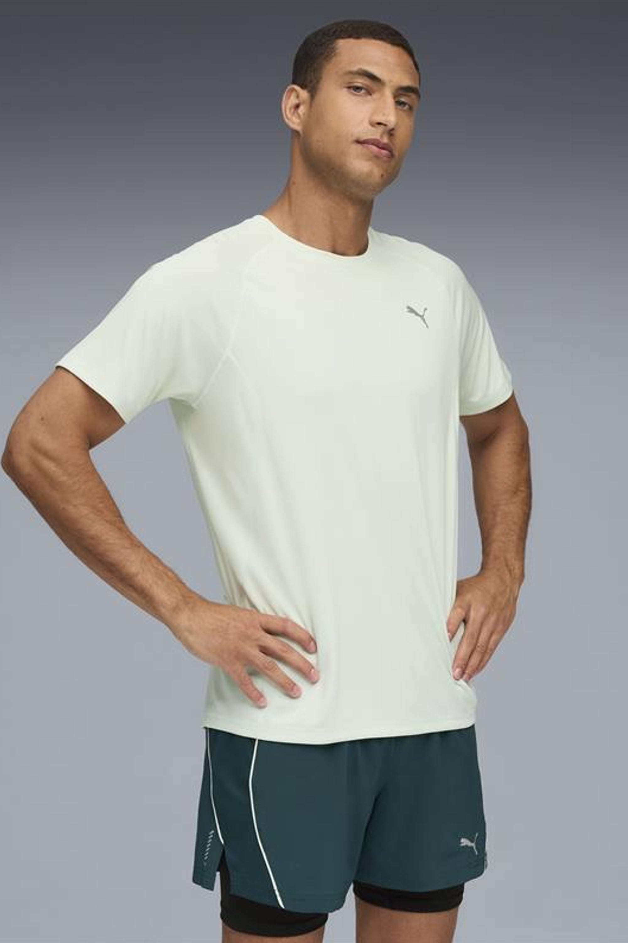 M RUN VELOCITY TEE (POLY)