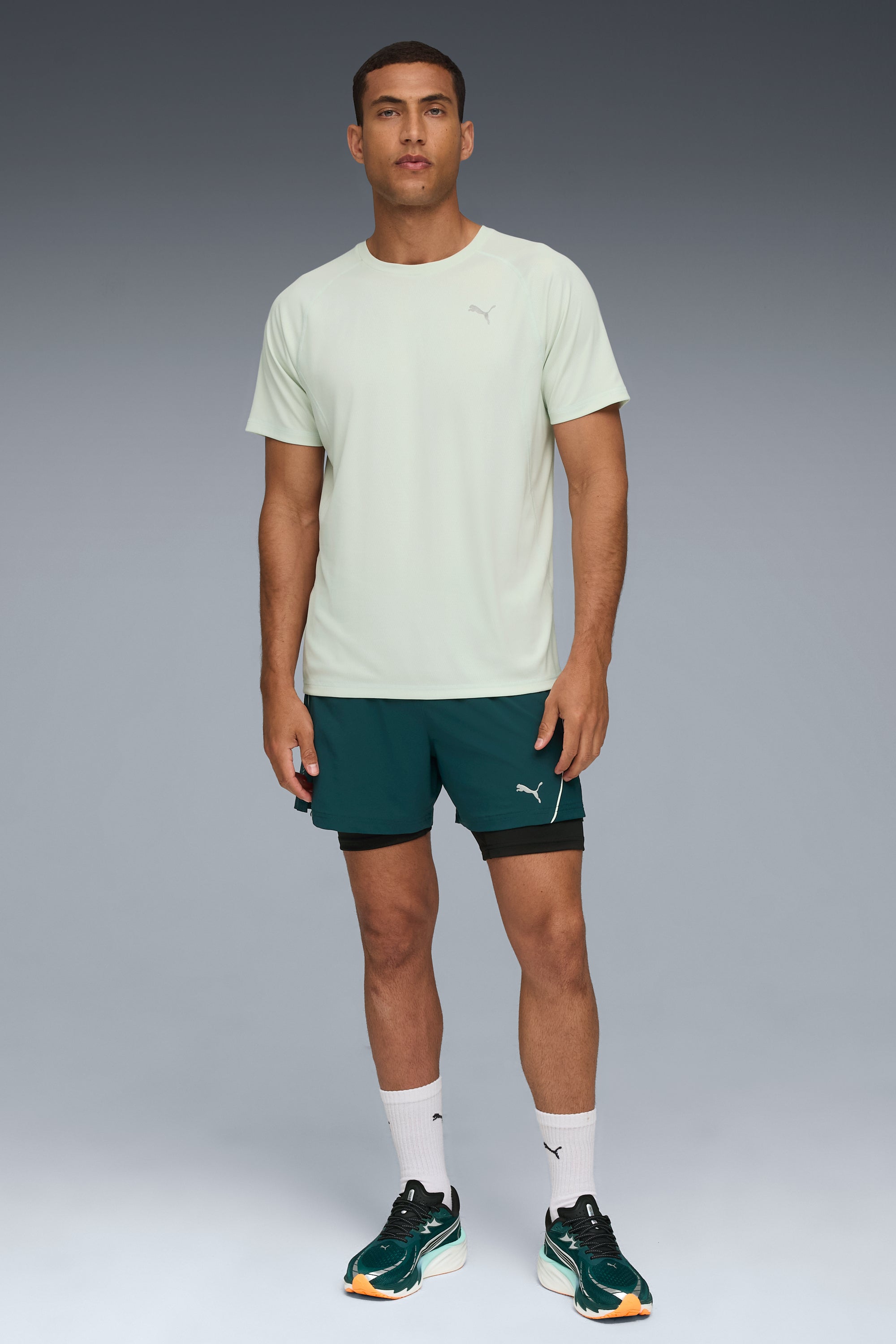 M RUN VELOCITY TEE (POLY)