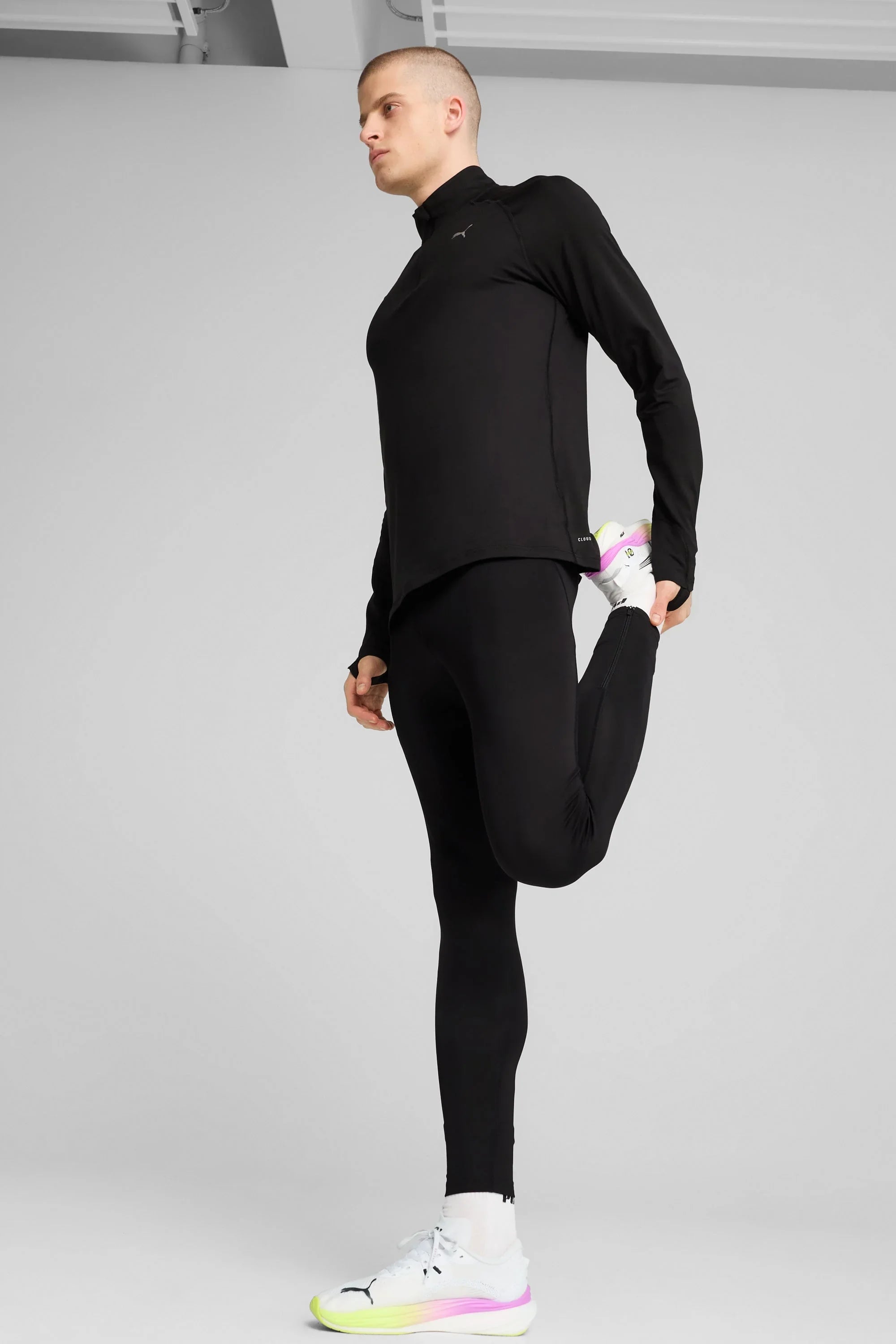 RUN VELOTY CLDSPN 1/4 ZIP M