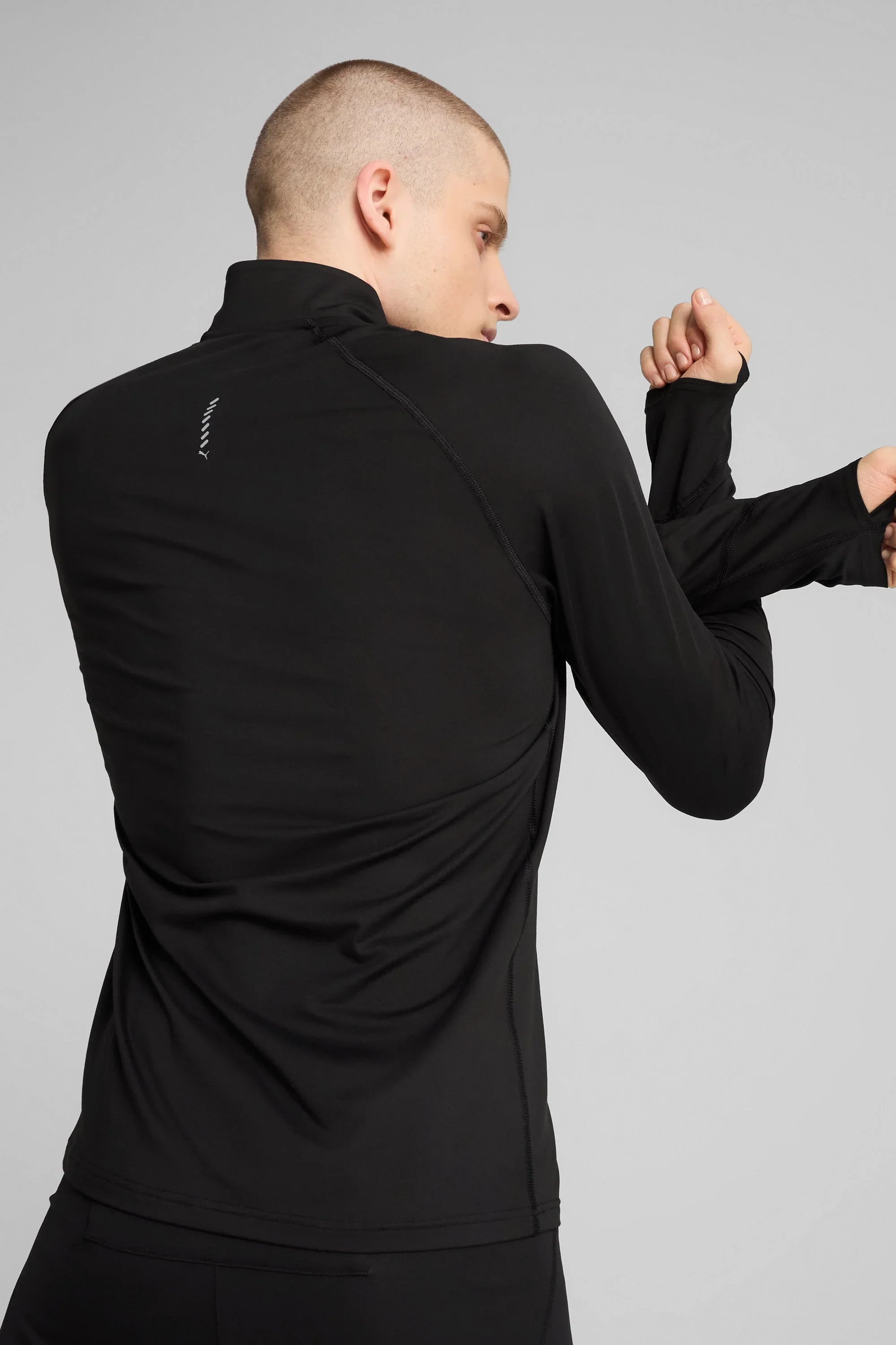 RUN VELOTY CLDSPN 1/4 ZIP M