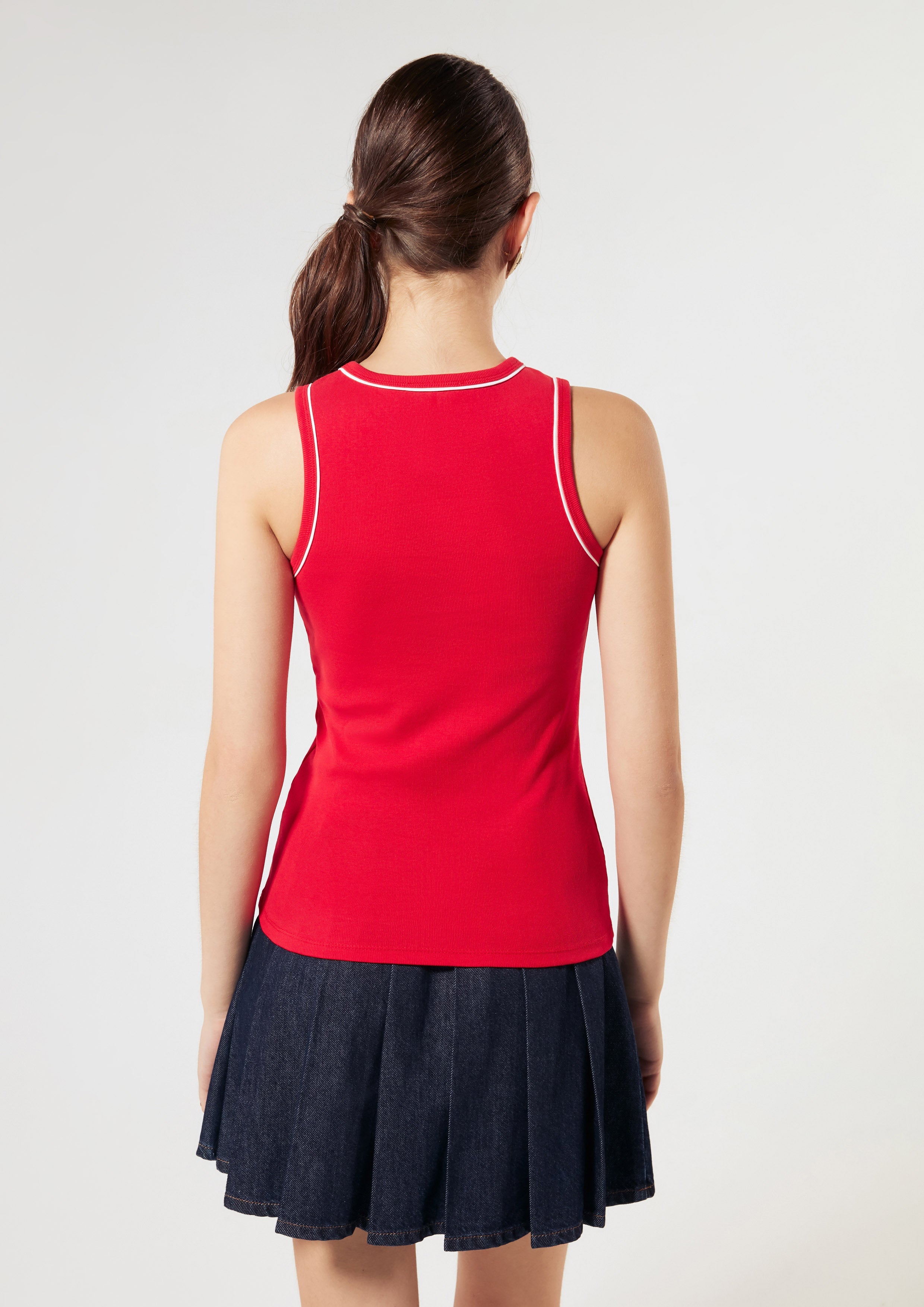 Logo Tank Top Lnrd Signature Red