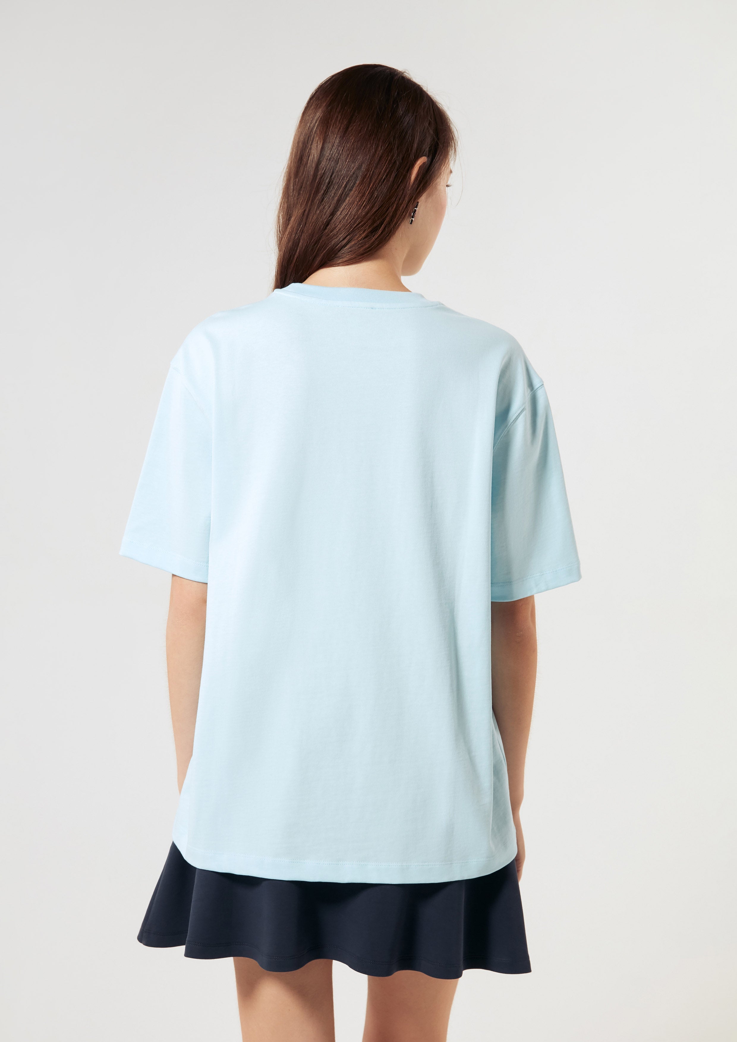 เสื้อยืดโอเวอร์ไซส์ พิมพ์ลายแมวและโลโก้ คอลเลกชัน LNRD Signature