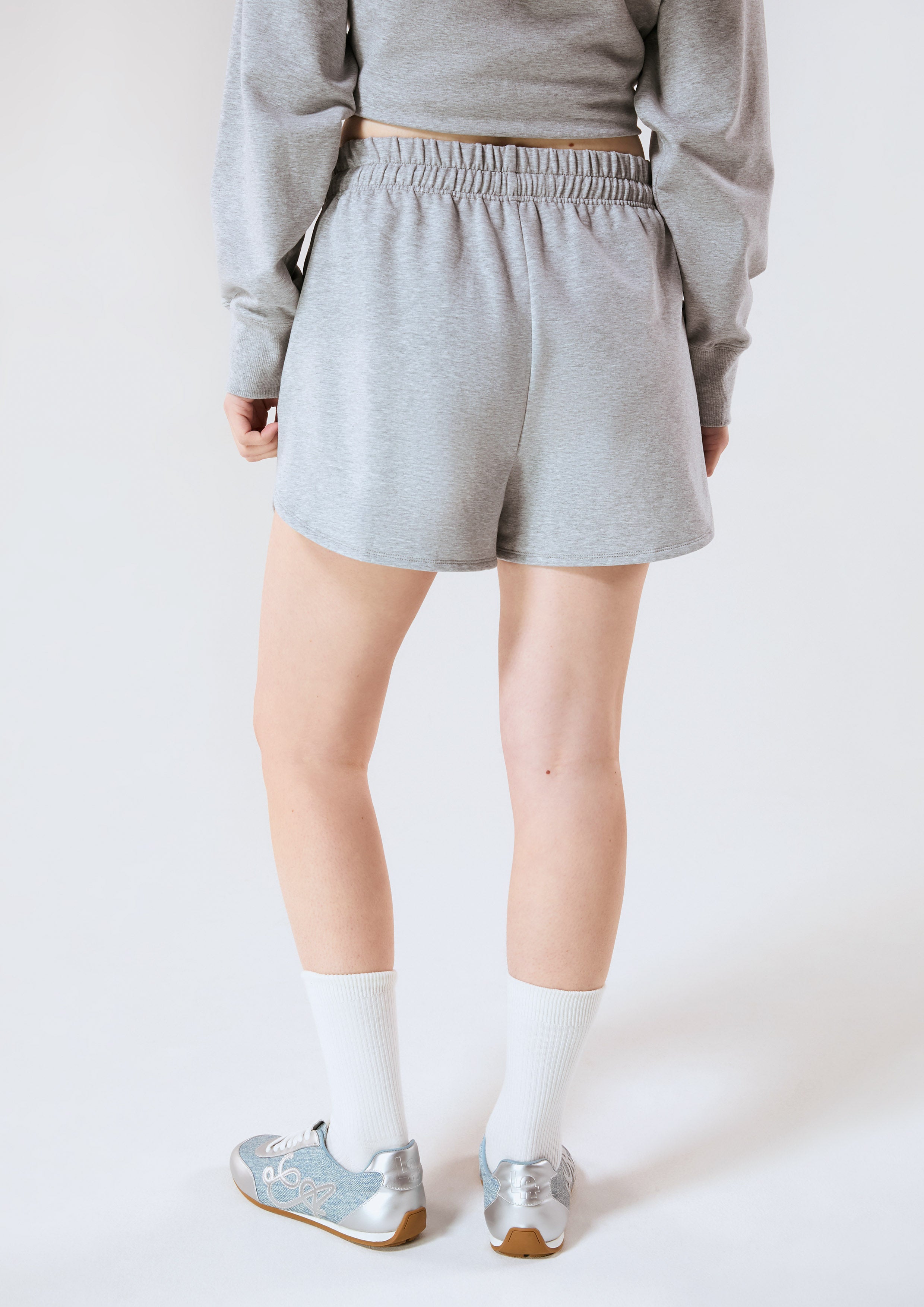 Logo Shorts Signature Grey