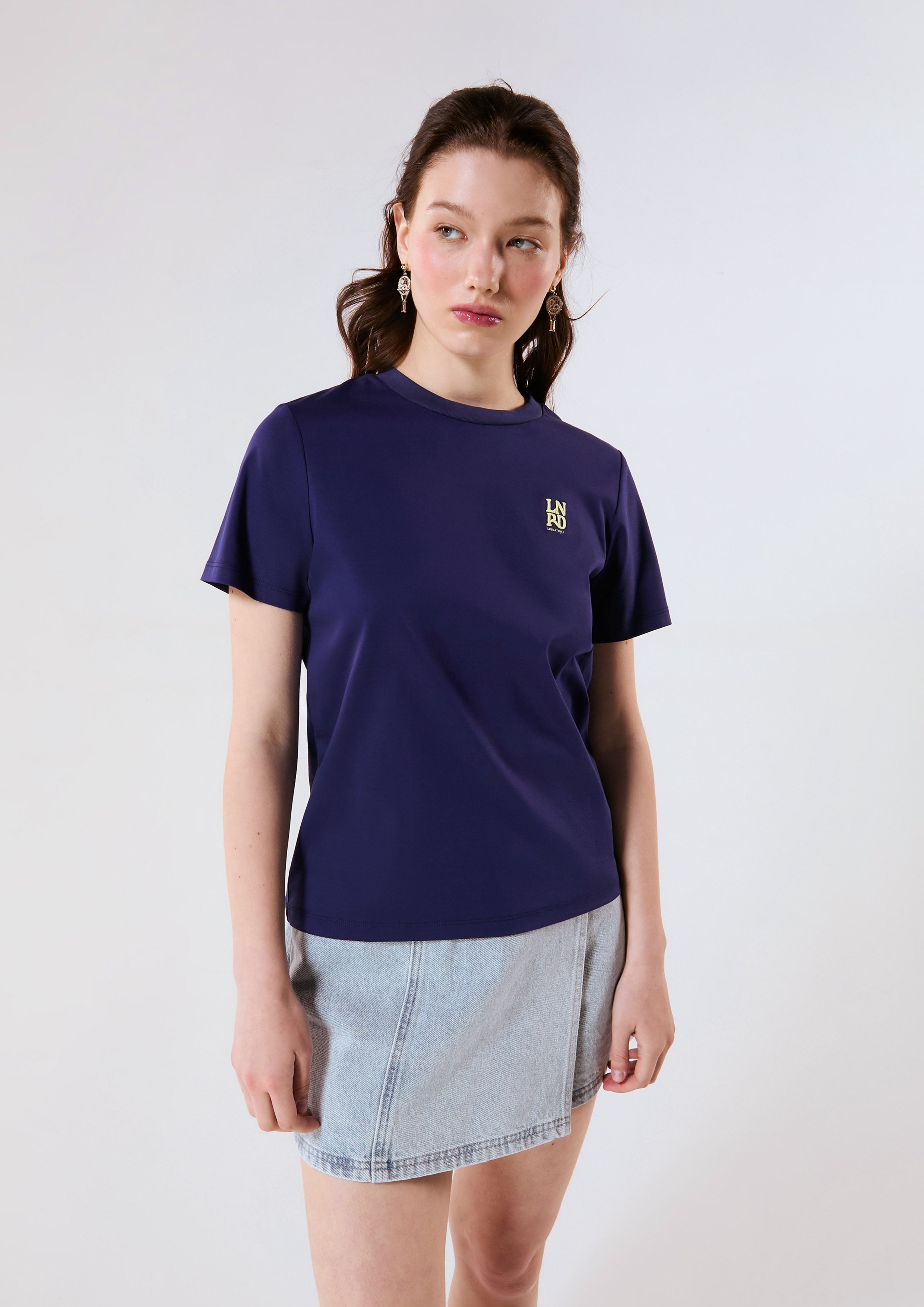 Logo Short Sleeve T-Shirt Signature Navy