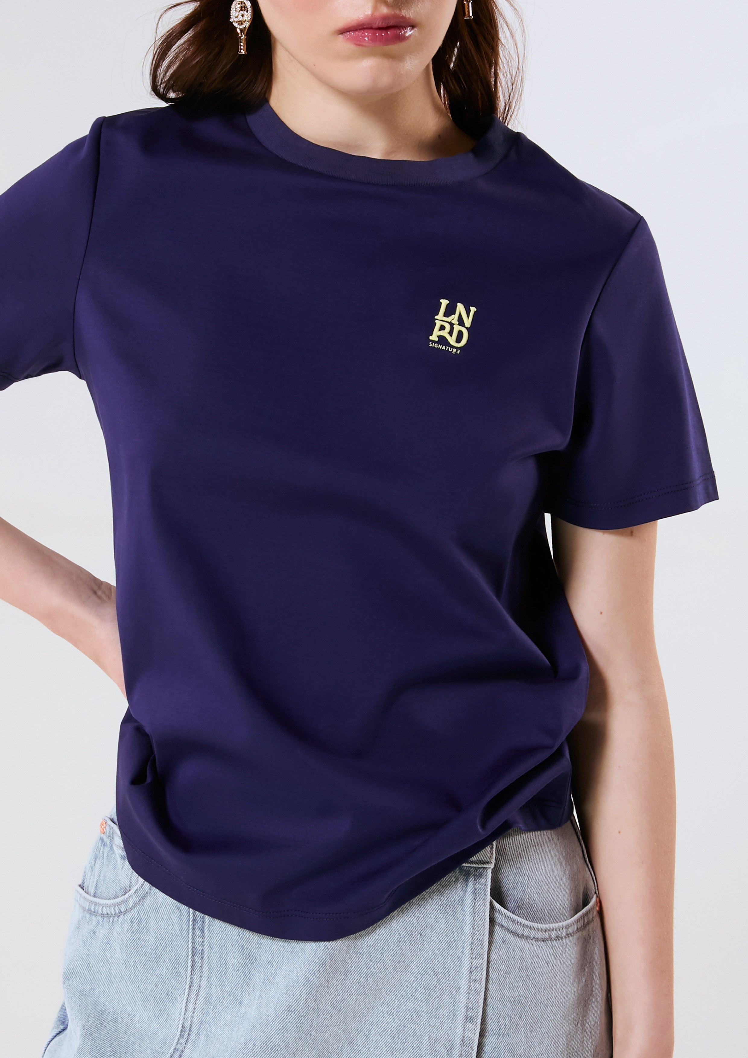 Logo Short Sleeve T-Shirt Signature Navy