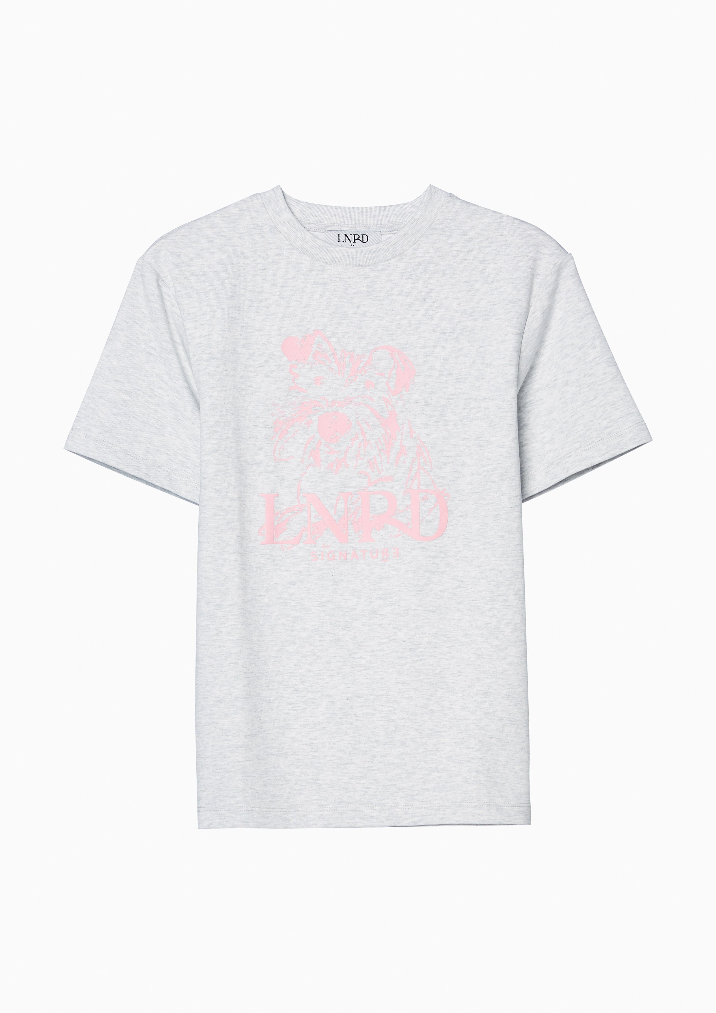 เสื้อยืดแขนสั้นพิมพ์ลายสุนัข Bobby คอลเลกชัน Signature