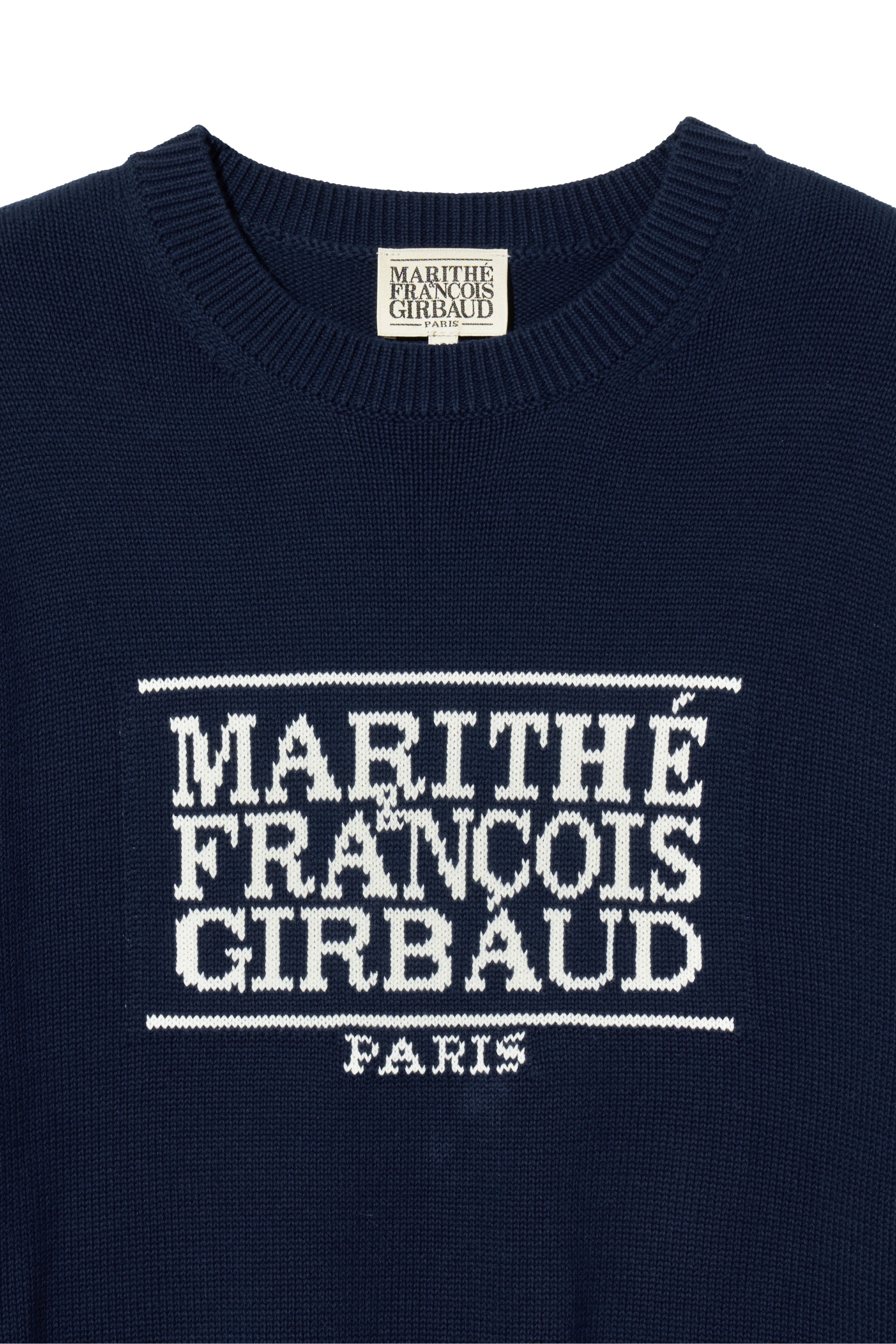 Classic Logo Knit Pullover Navy