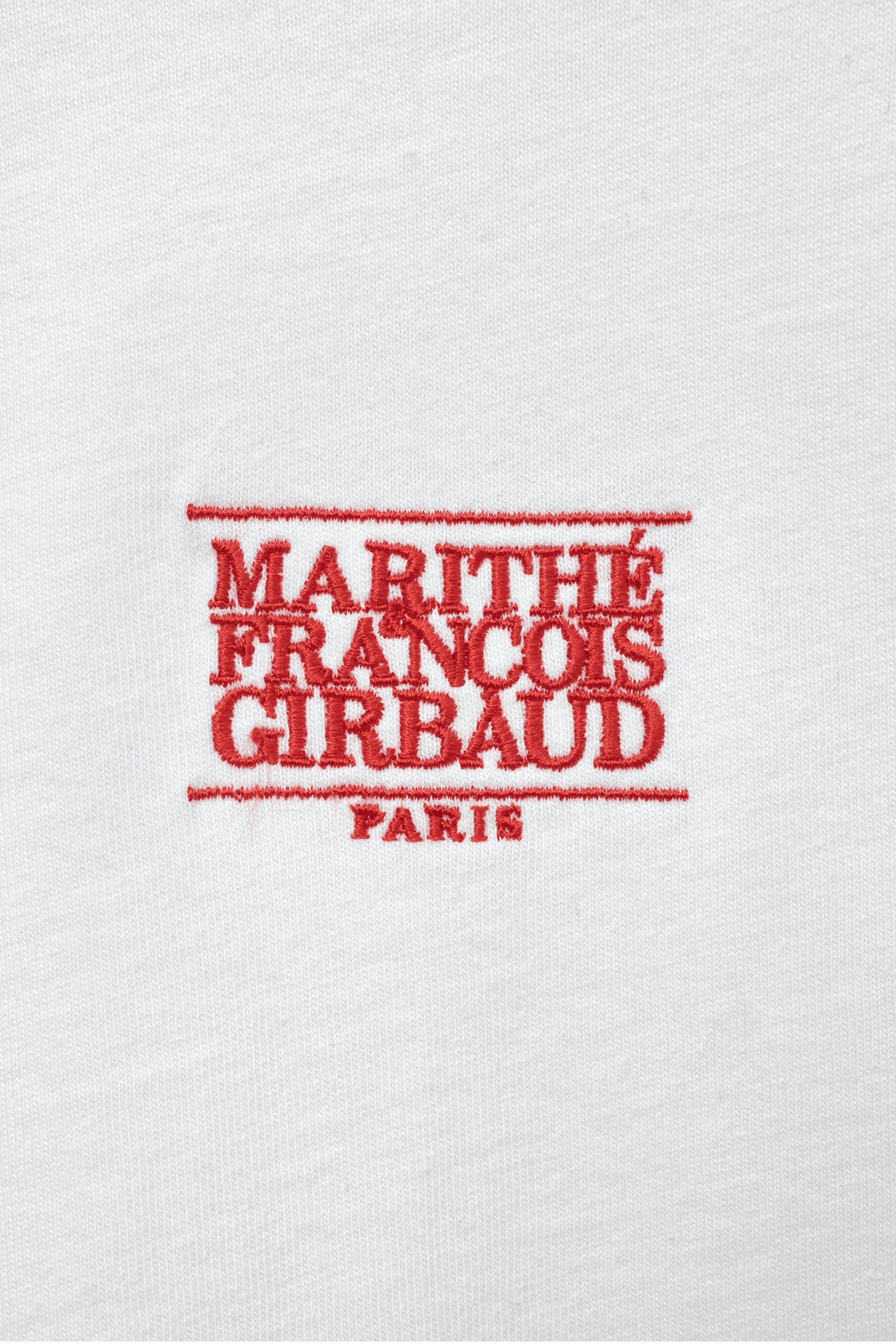 W Classic Logo Ringer Tee White / Red