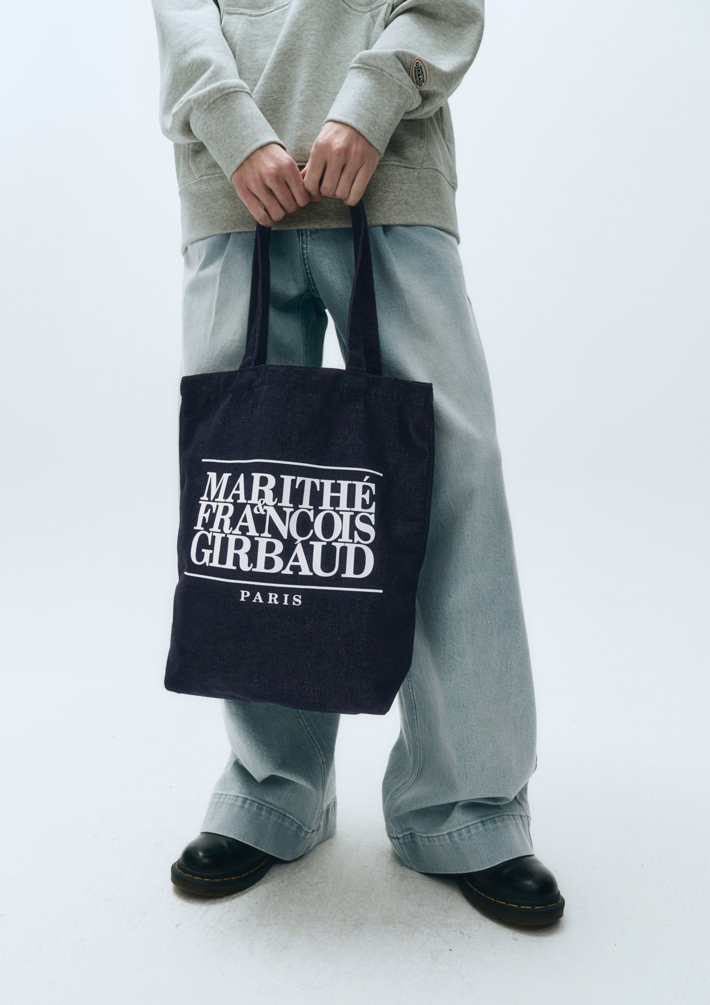 Classic Logo Denim Eco Bag Dark Blue