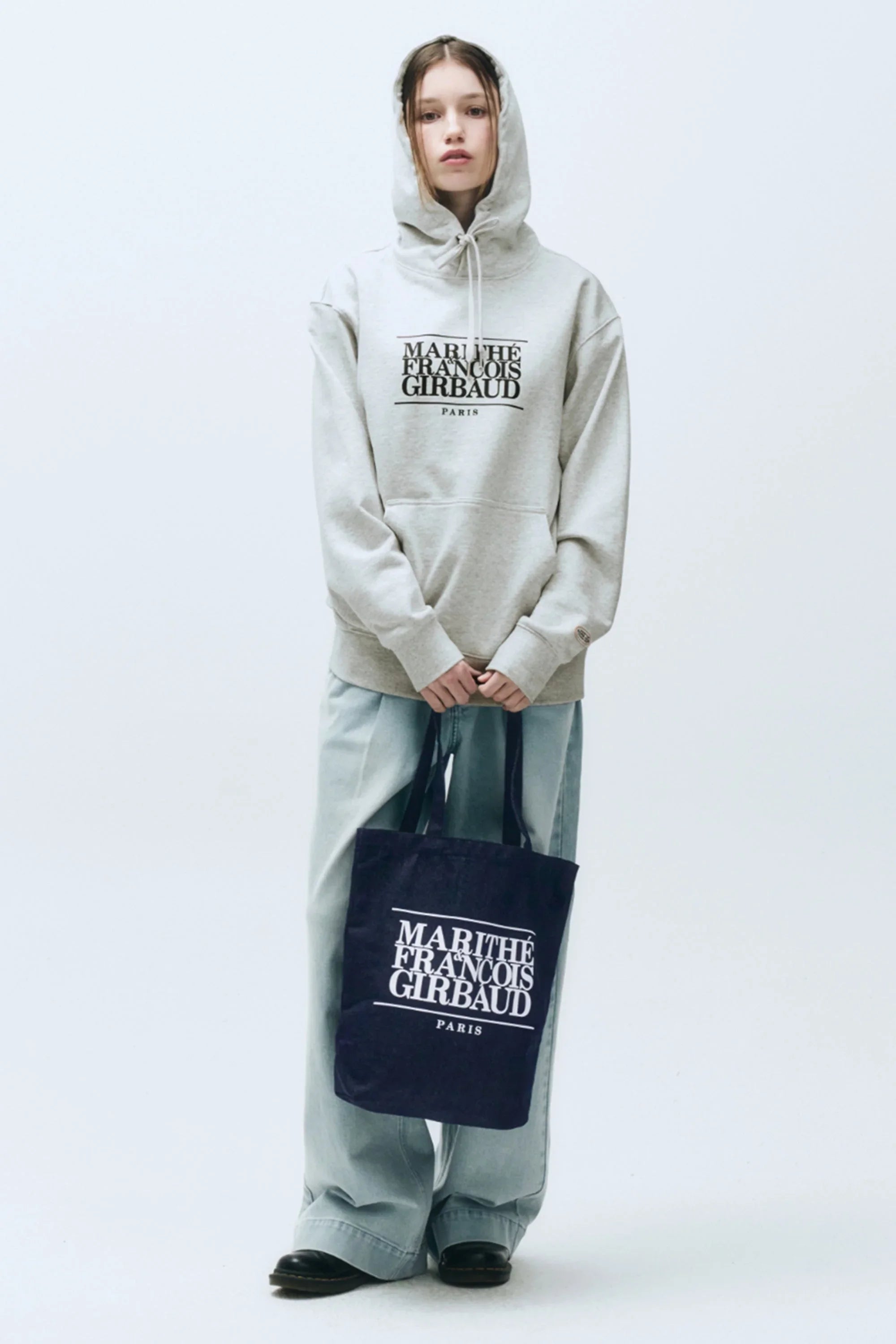 Classic Logo Denim Eco Bag Dark Blue