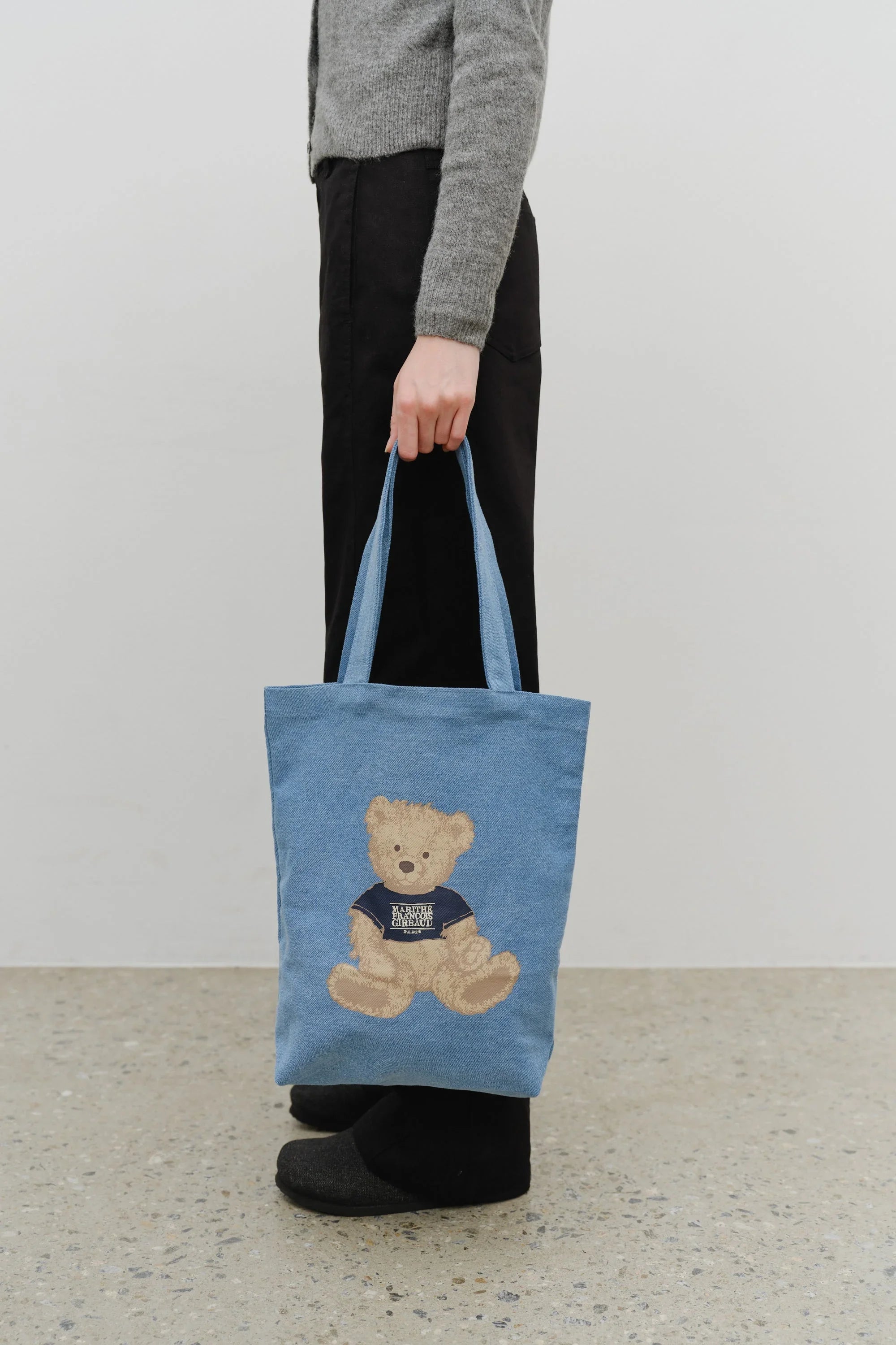 Doodle Bear Eco Bag Blue