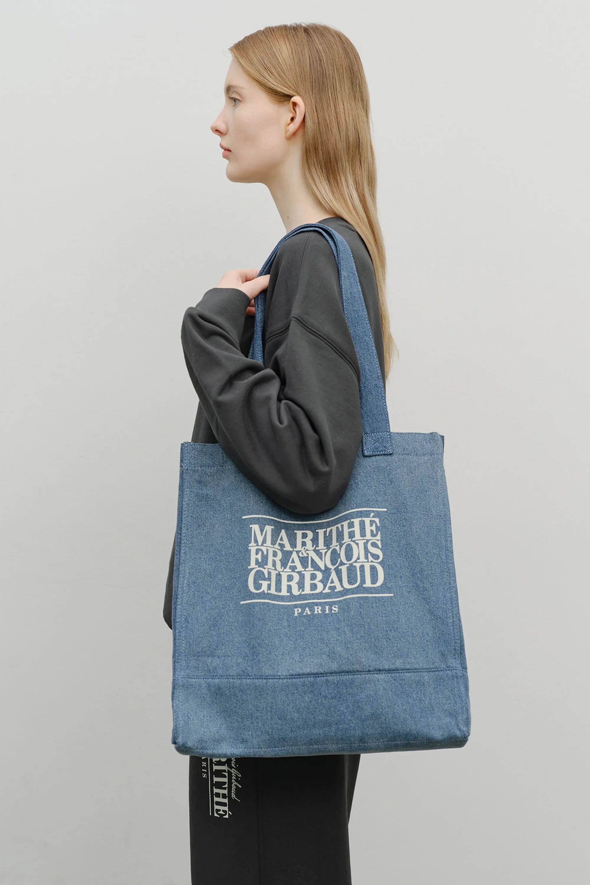 Classic Logo Big Shopper Bag Light Blue