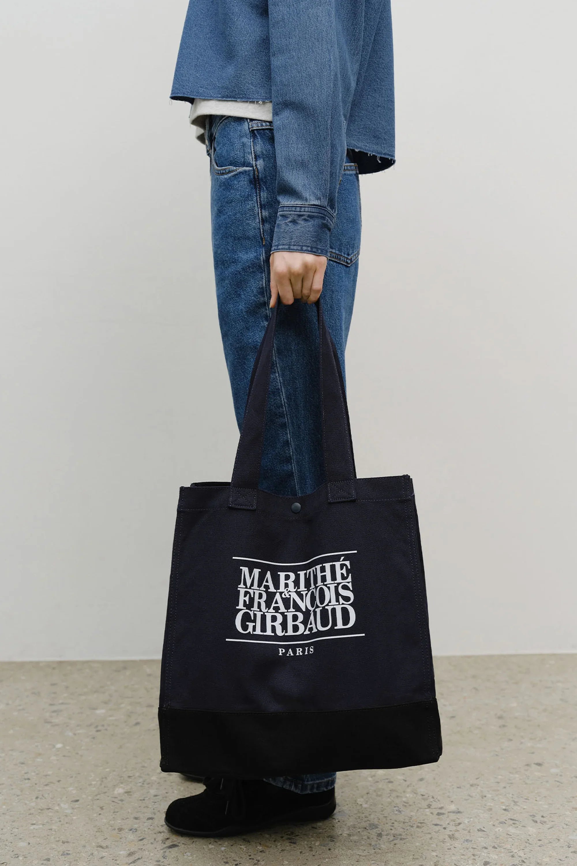 Classic Logo Big Shopper Bag Navy