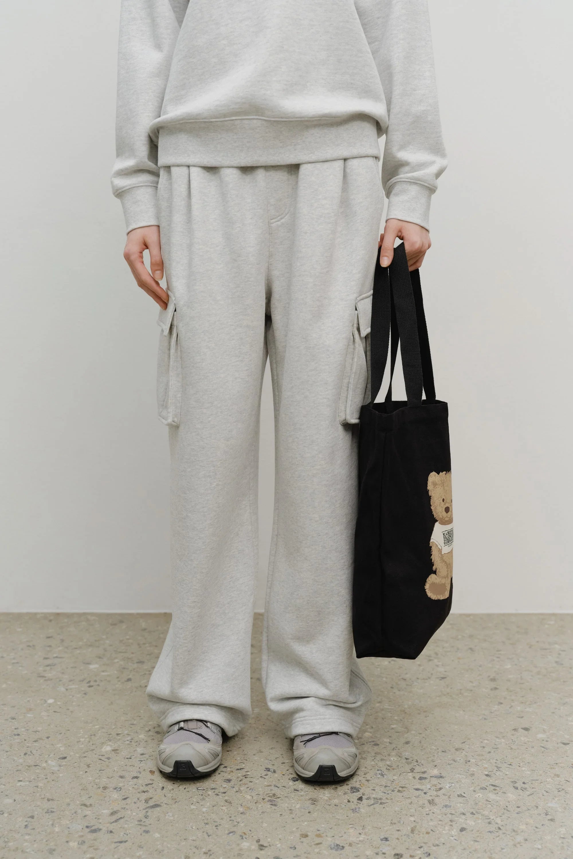 Doodle Bear Eco Bag Black