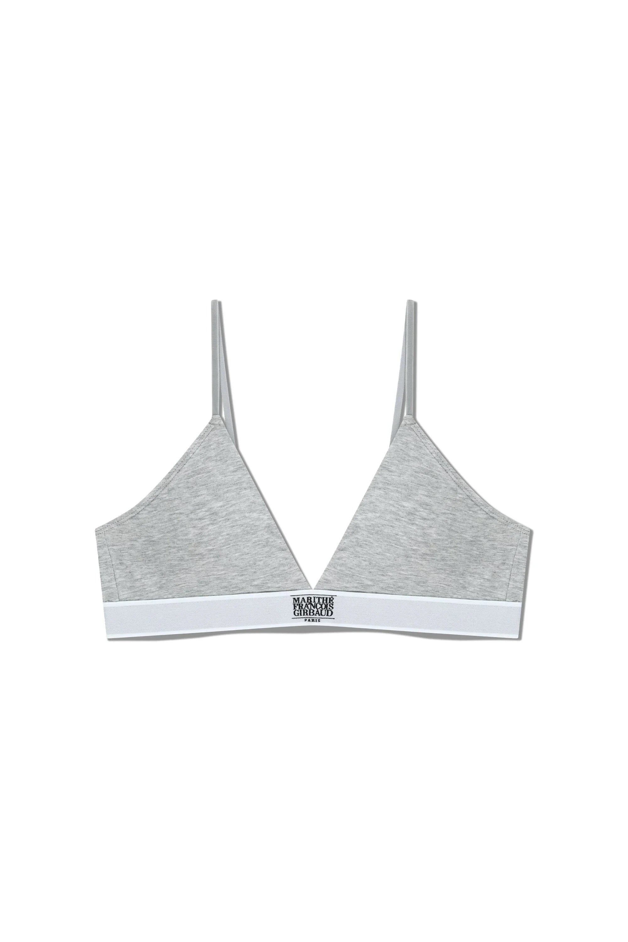 W Classic Logo Eband Bra Heather Gray