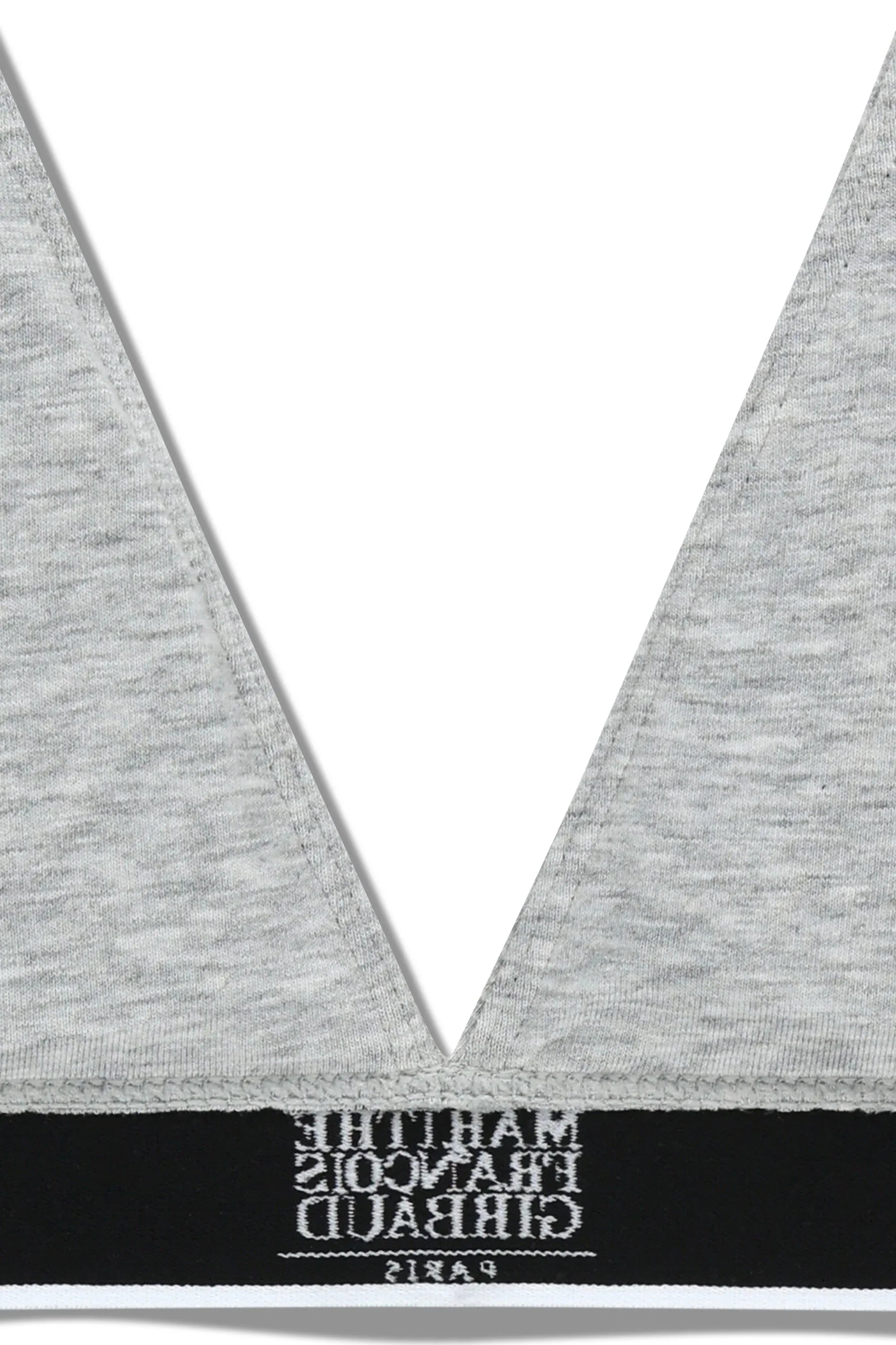 W Classic Logo Eband Bra Heather Gray