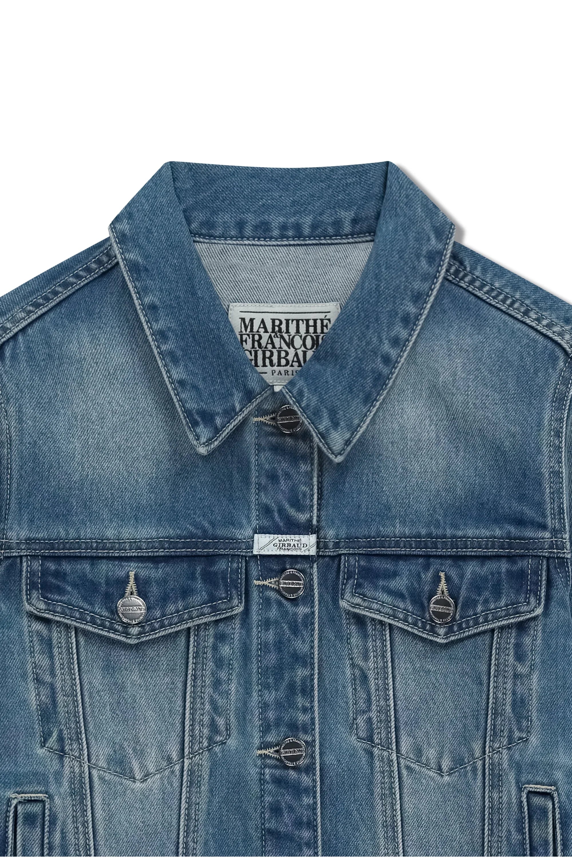 W Denim Trucker Jacket Blue