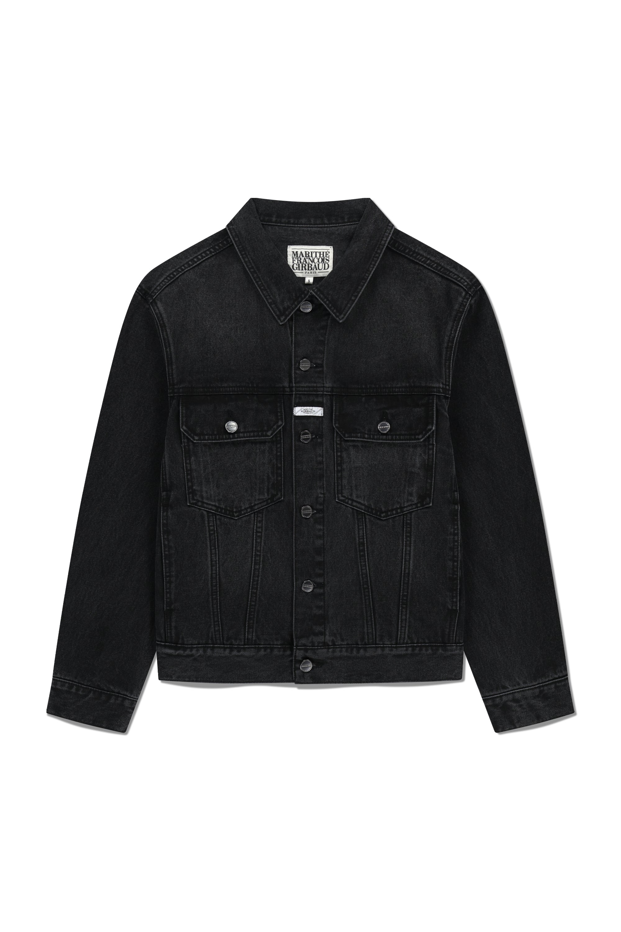 Denim Trucker Jacket Black