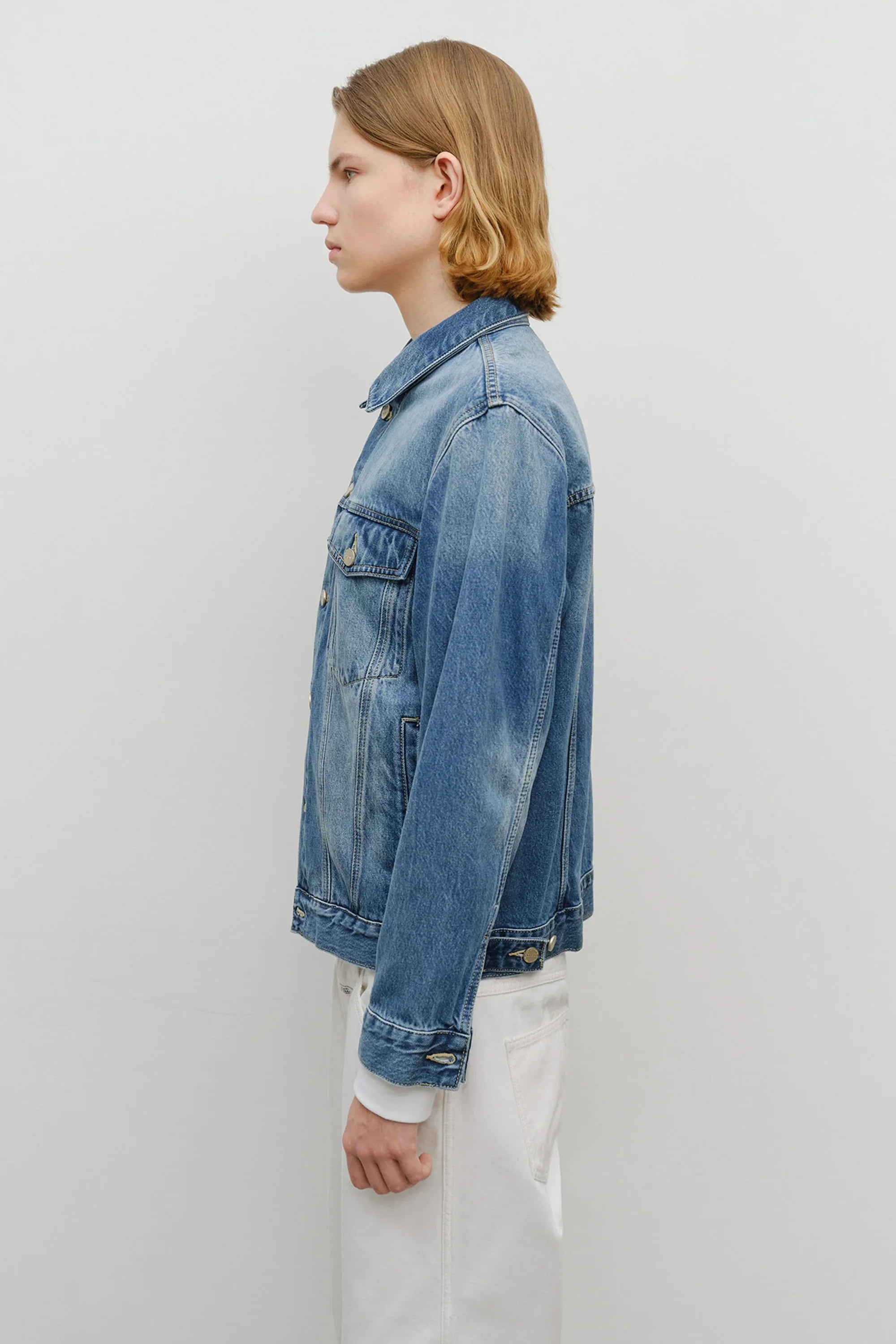 Denim Trucker Jacket Blue