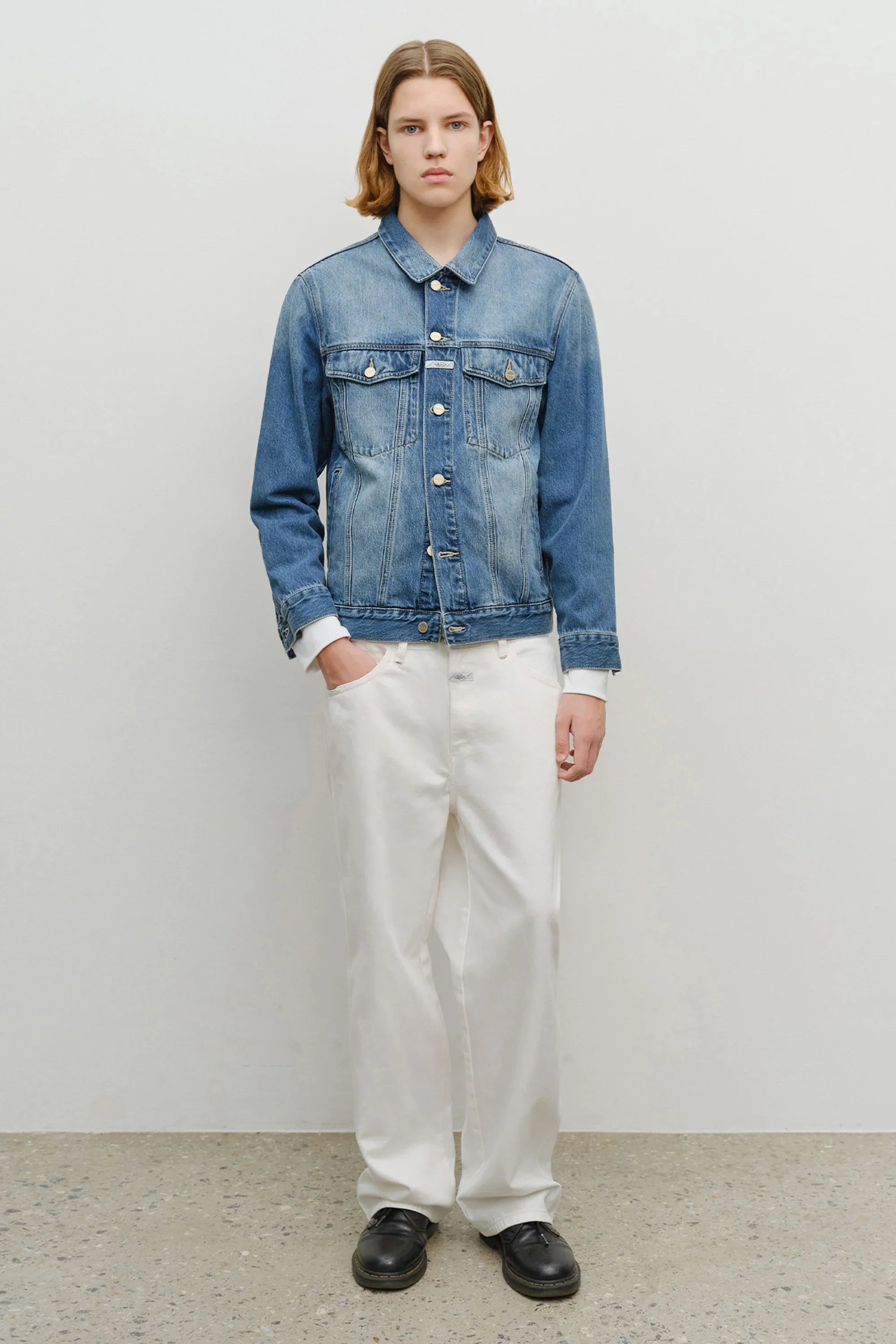 Denim Trucker Jacket Blue