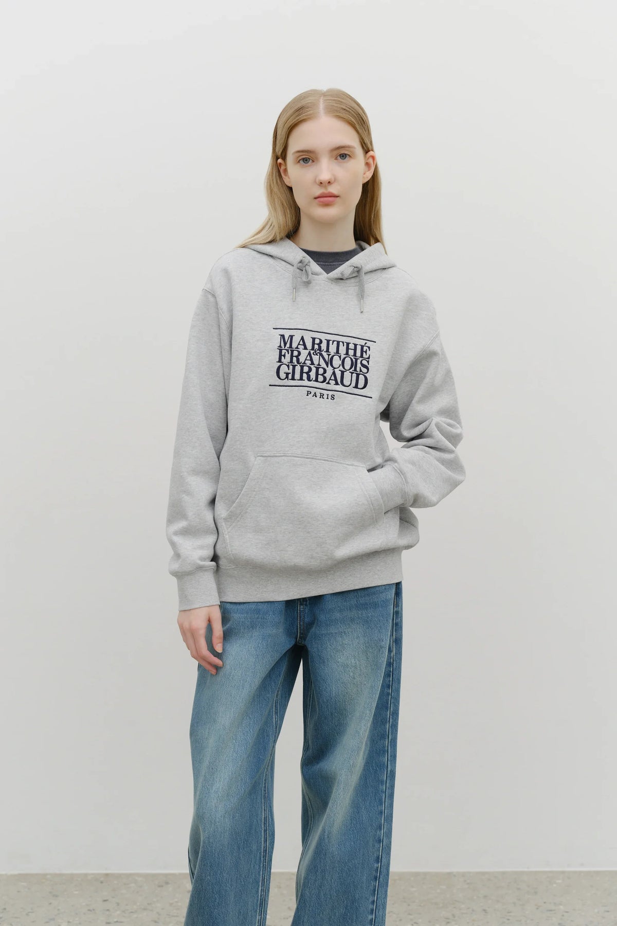 Classic Logo Hoodie Light Heather Gray