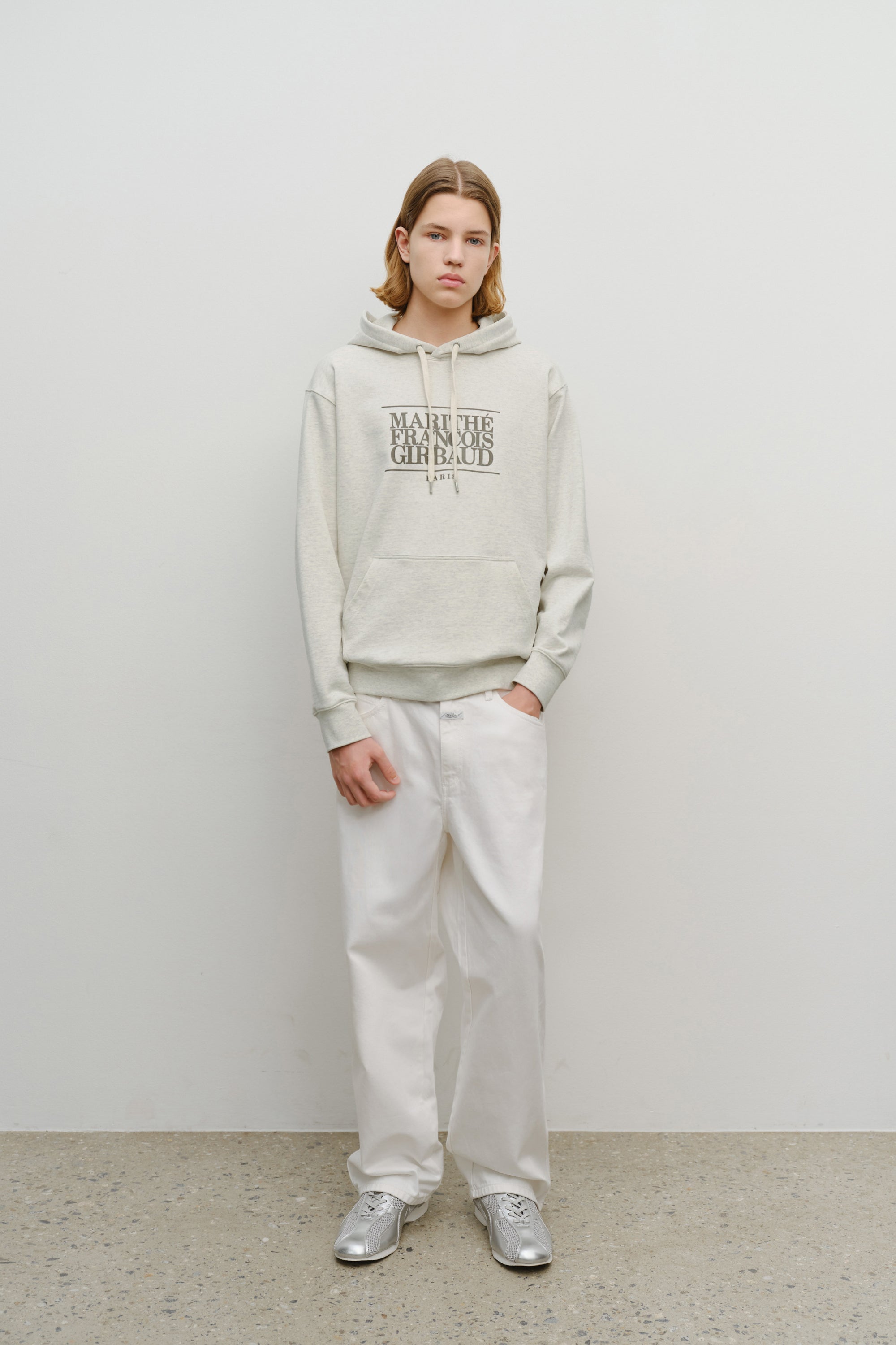 Classic Logo Hoodie Oatmeal