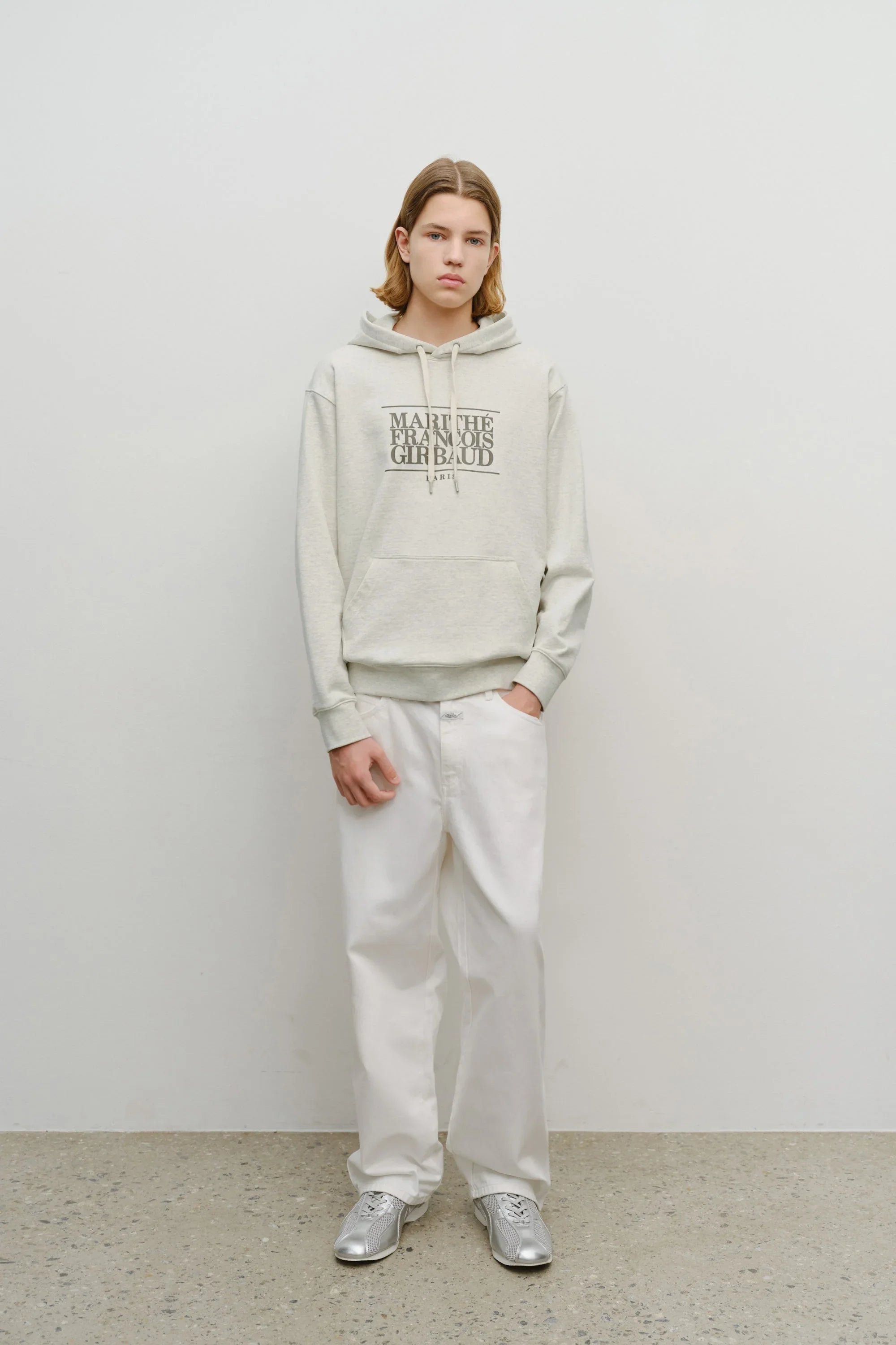 Classic Logo Hoodie Oatmeal