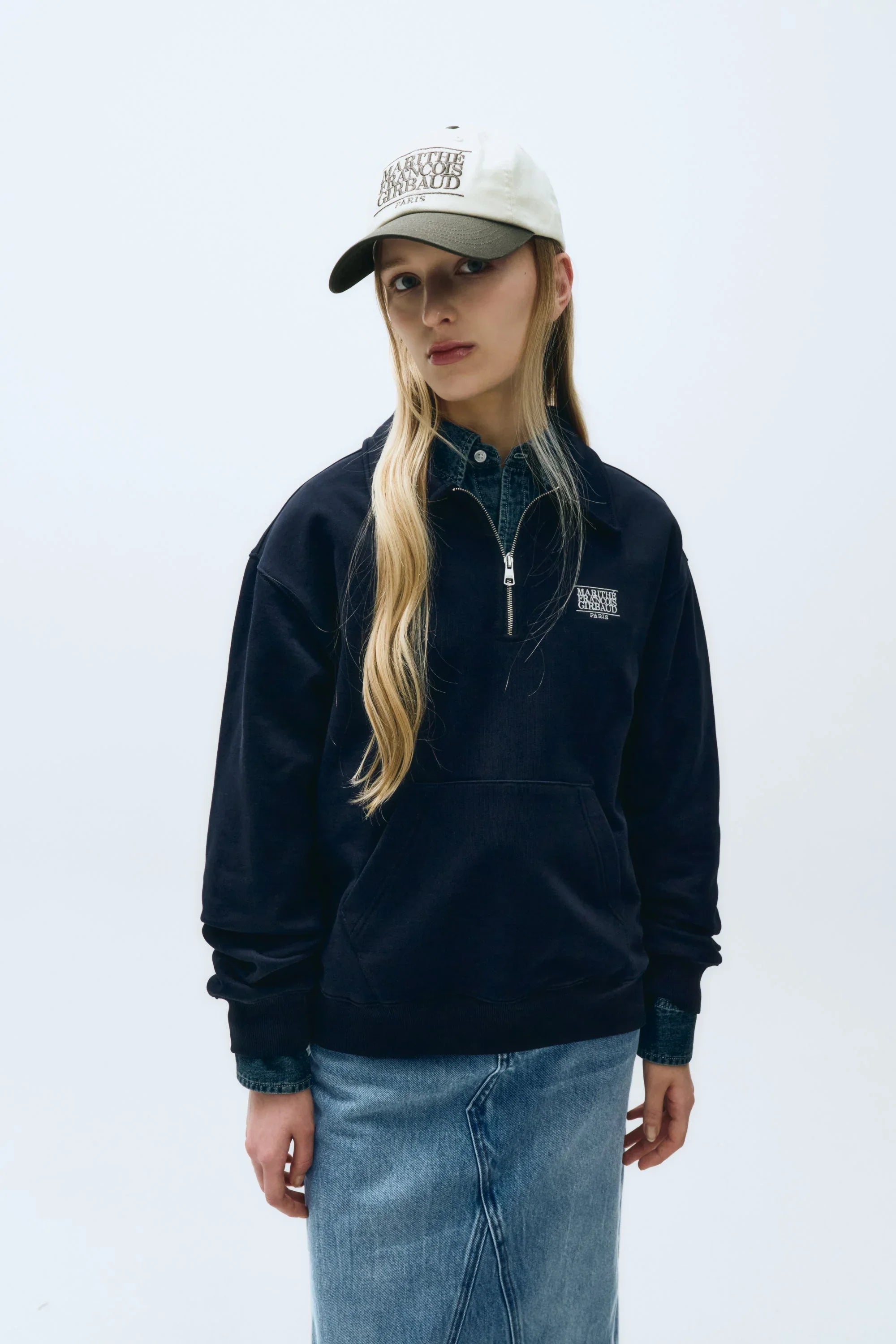 Classic Logo 6P Colorblock Cap Charcoal