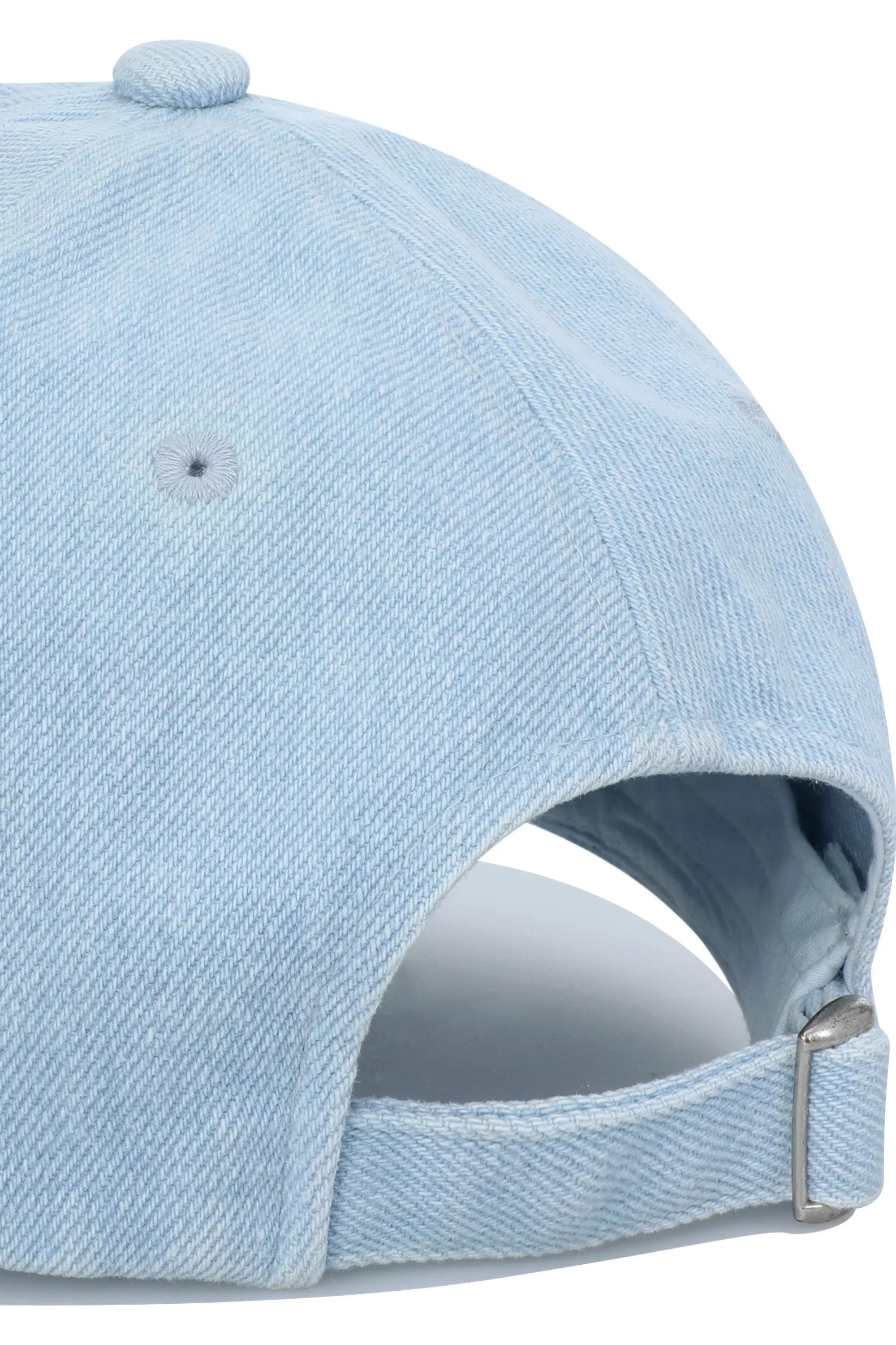Denim Washing Regular Logo Ball Cap Light Blue