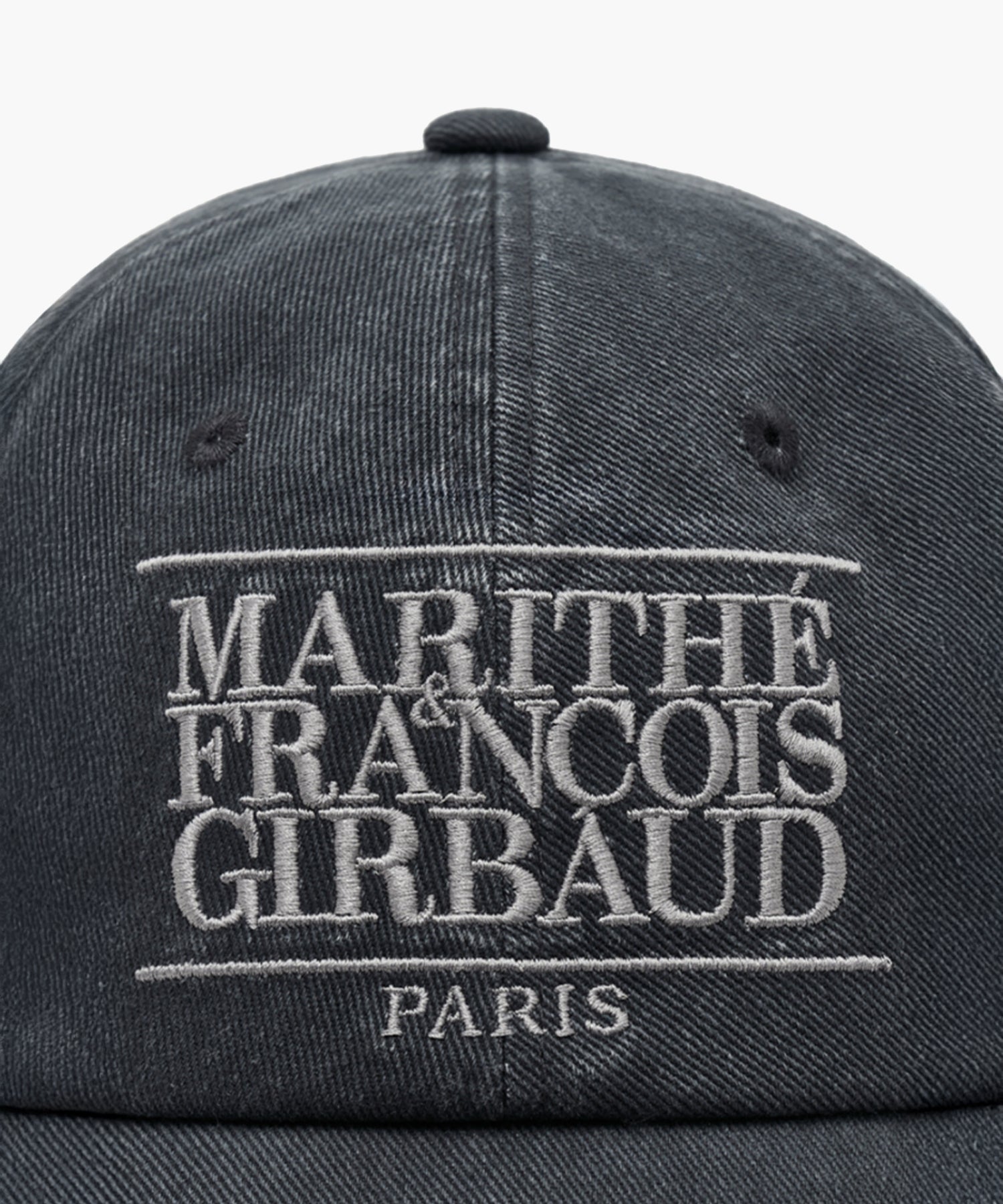 Classic Logo Damaged Overfit Cap Charcoal