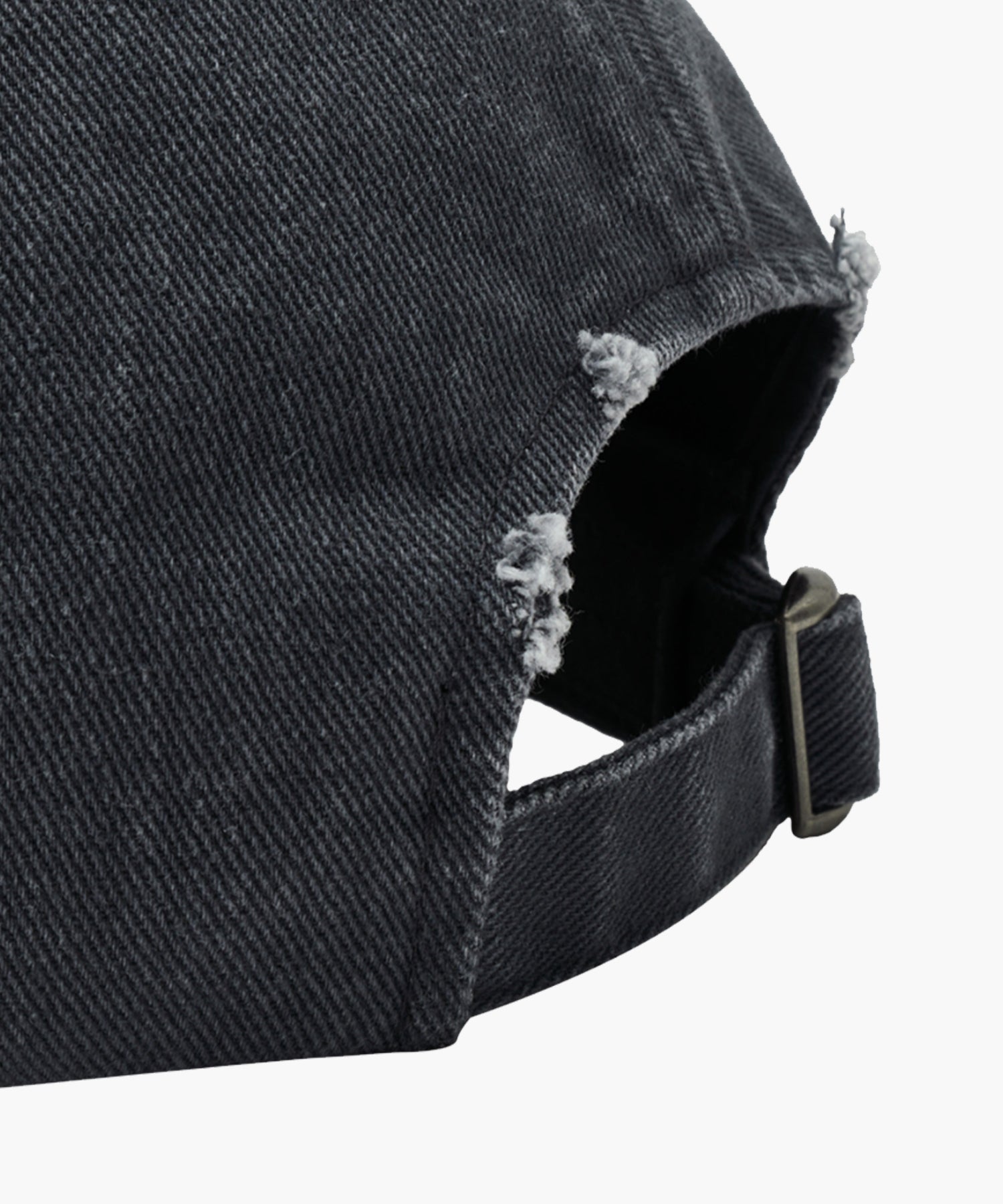 Classic Logo Damaged Overfit Cap Charcoal