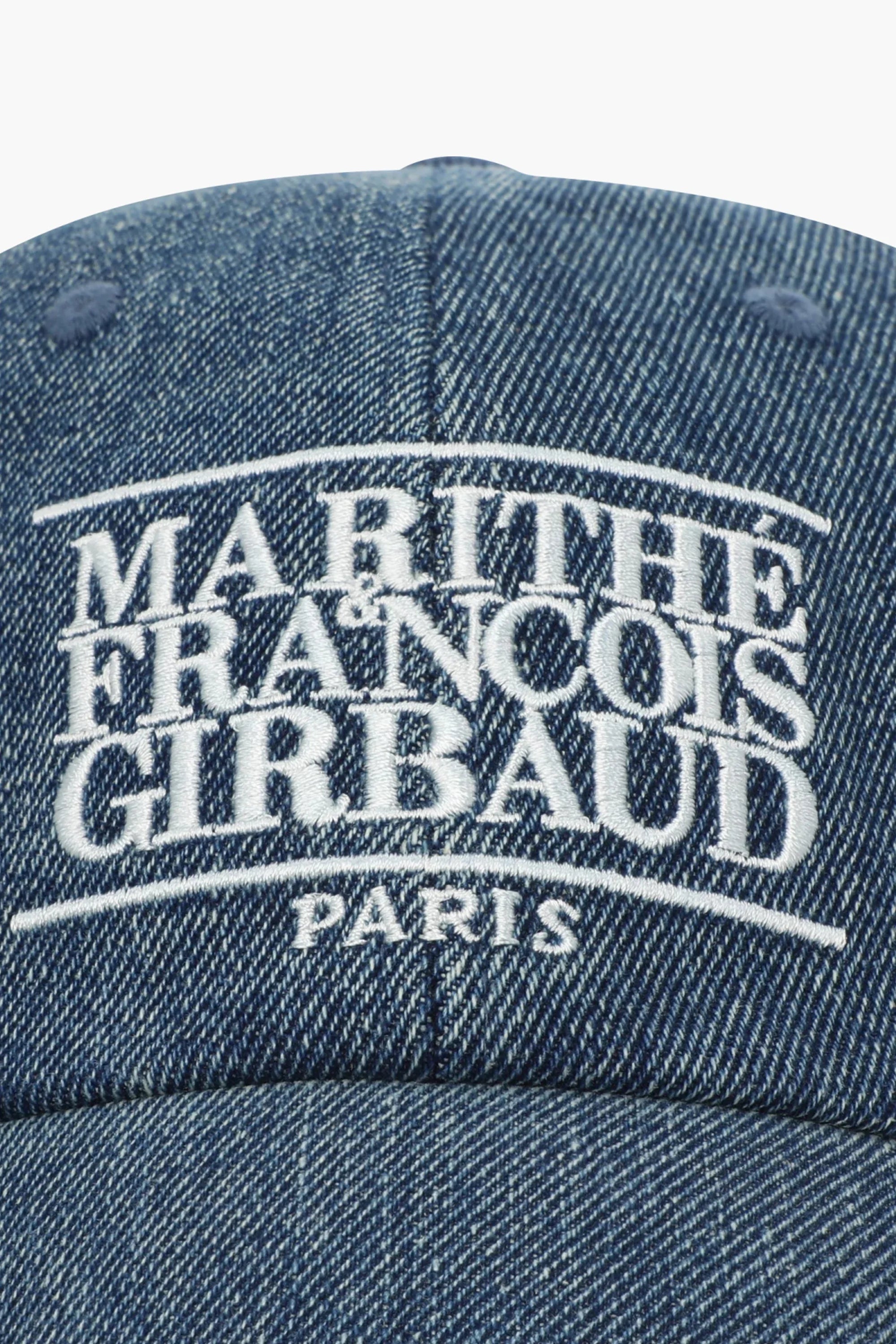 Denim Washing Classic Logo Covered Cap Blue