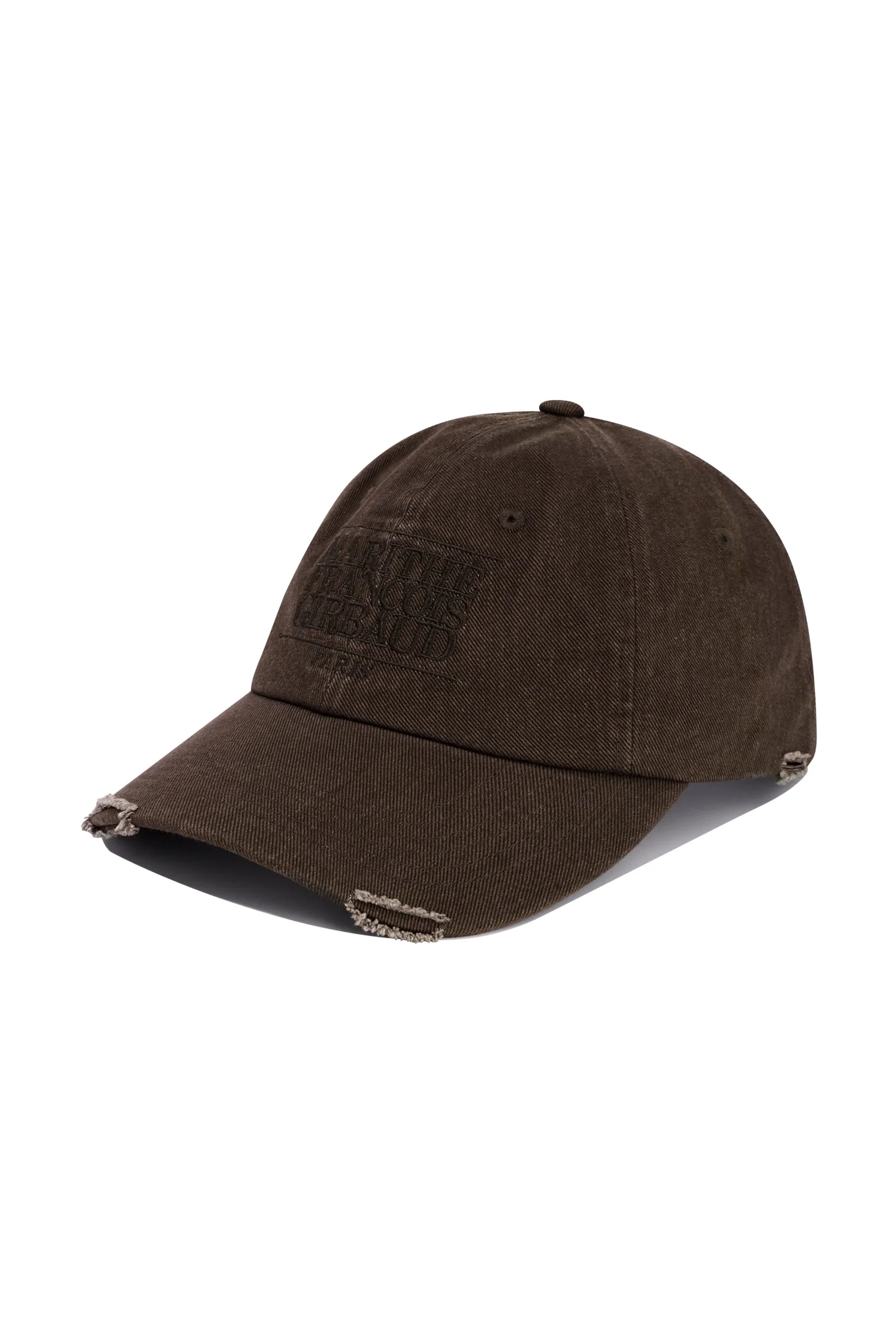 Classic Logo Damaged Covered Cap Brown