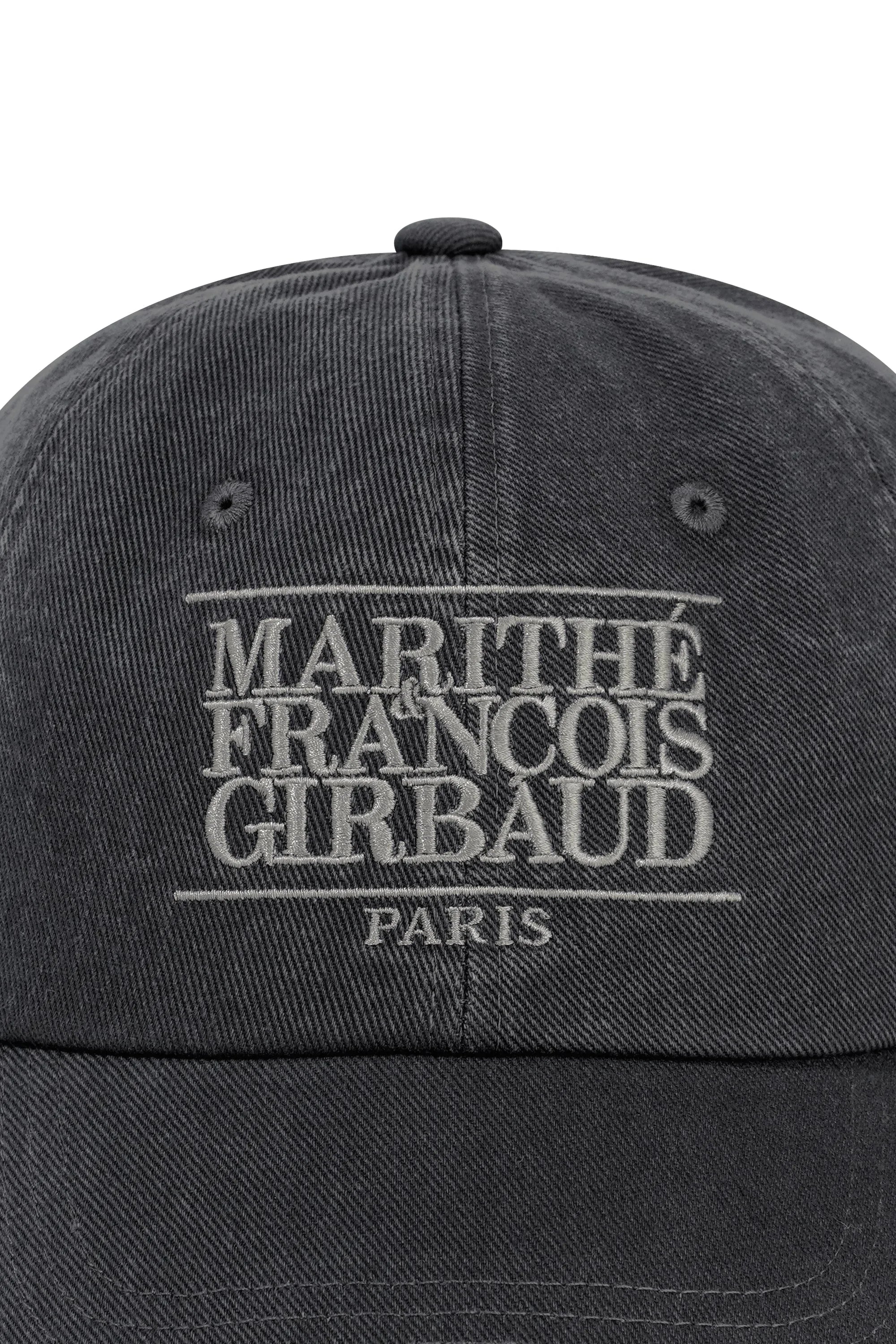 Classic Logo Damaged Covered Cap Charcoal